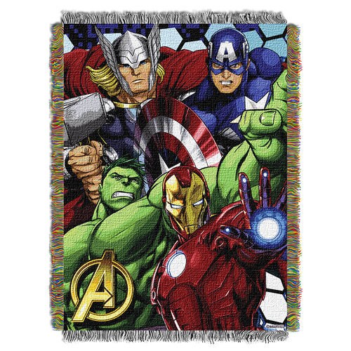 Avengers Woven Tapestry Throw shopDisney