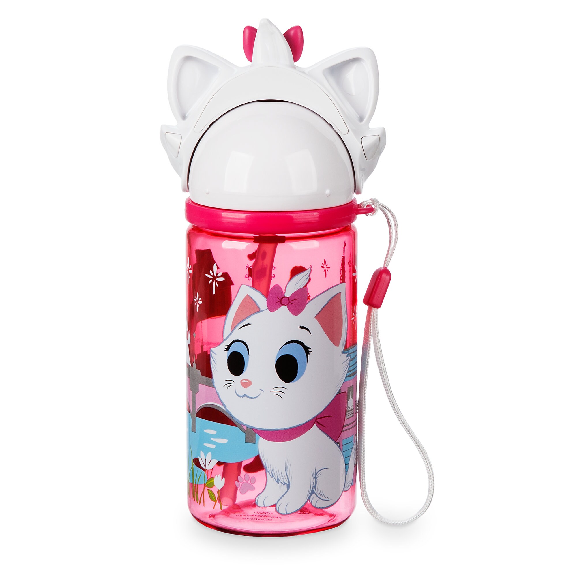 Marie Flip-Top Water Bottle - Aristocats - Disney Furrytale friends