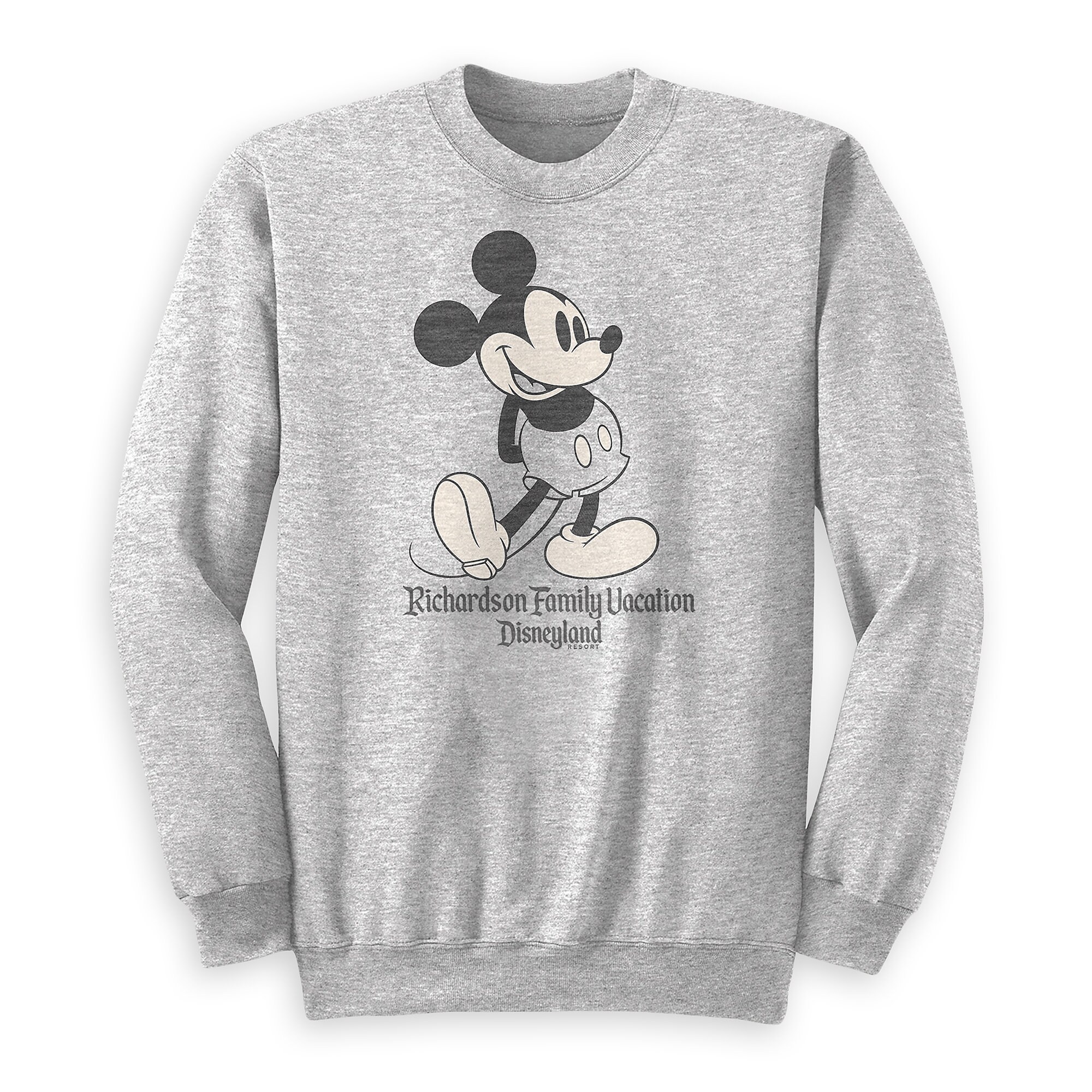 Adults' Mickey Mouse Family Vacation Pullover - Disneyland - Customized