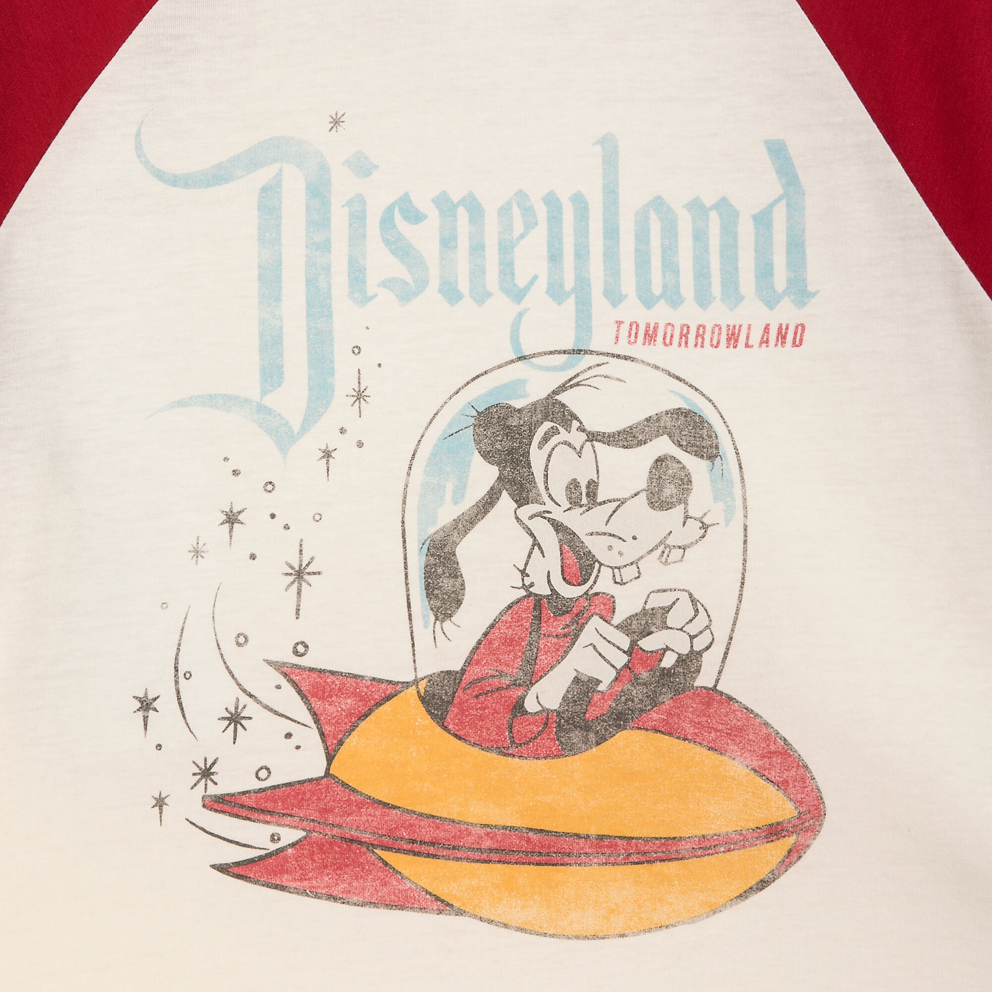 Goofy Tomorrowland Raglan T-shirt for Men by Junk Food - Disneyland