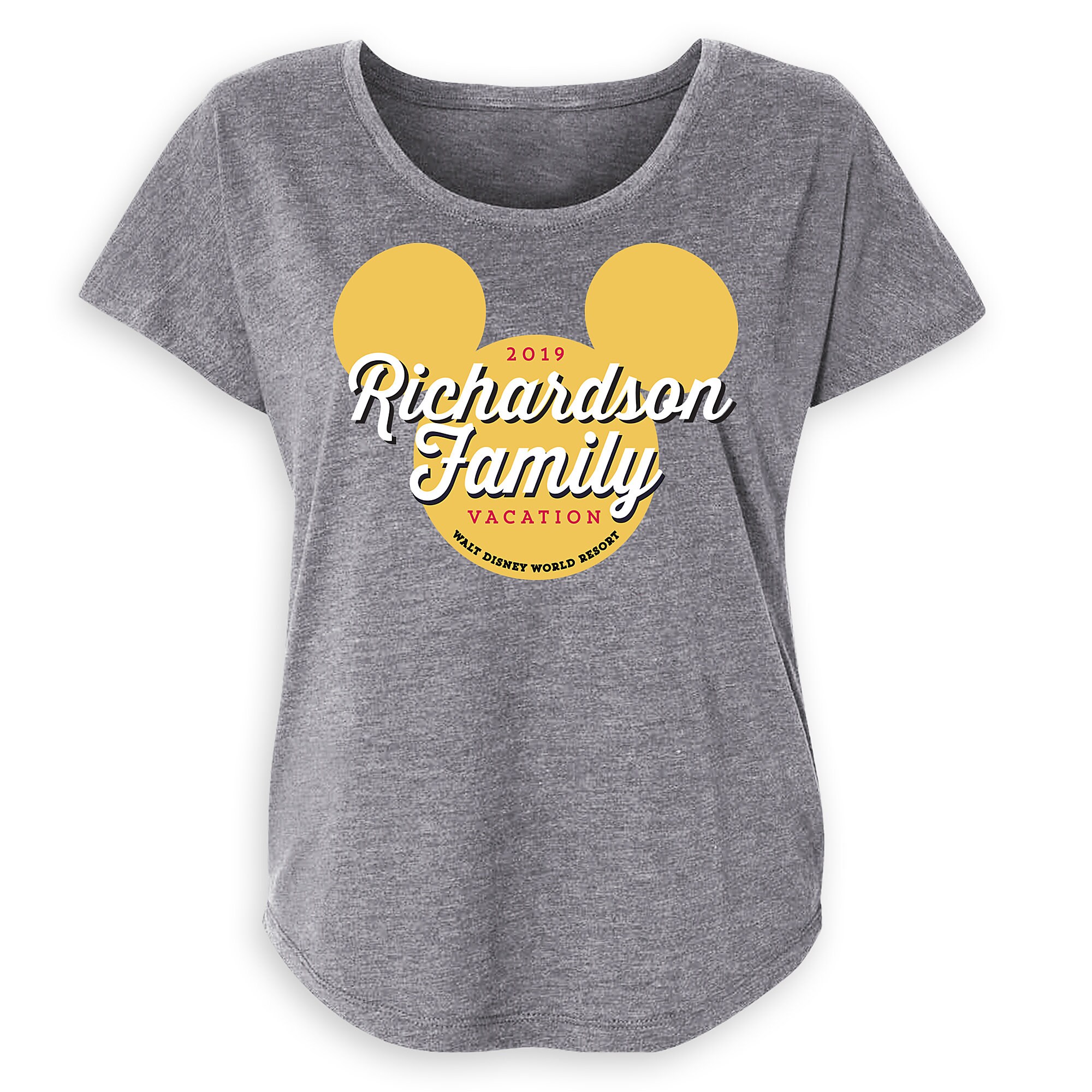 Women's Mickey Mouse Icon Walt Disney World 2019 Vacation T-Shirt - Customized