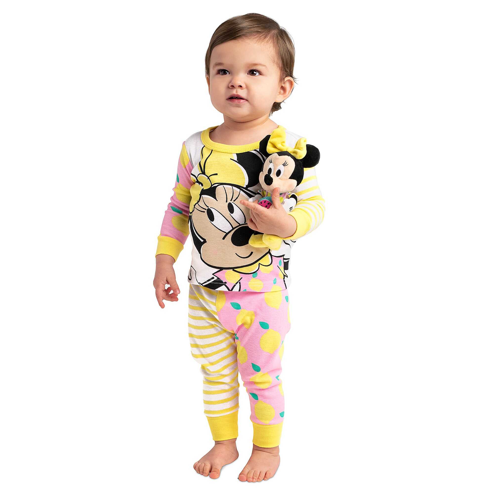 Minnie Mouse PJ PALS and Plush Rattle Set for Baby