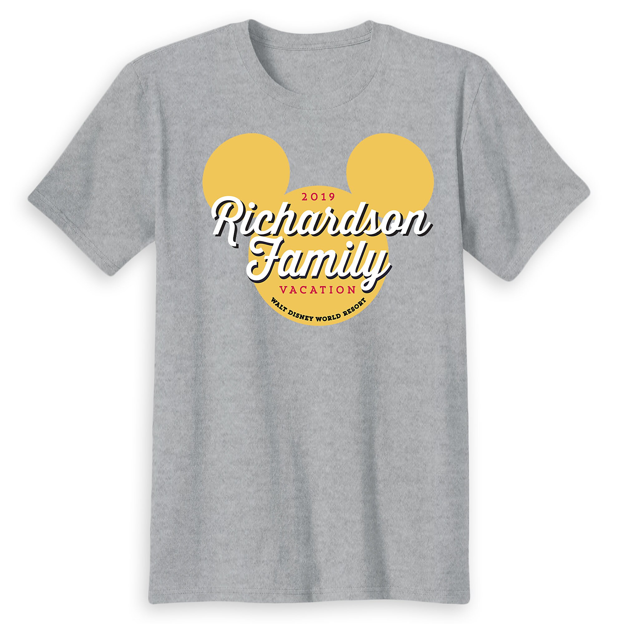 Adults' Mickey Mouse Icon Walt Disney World 2019 Vacation T-Shirt - Customized