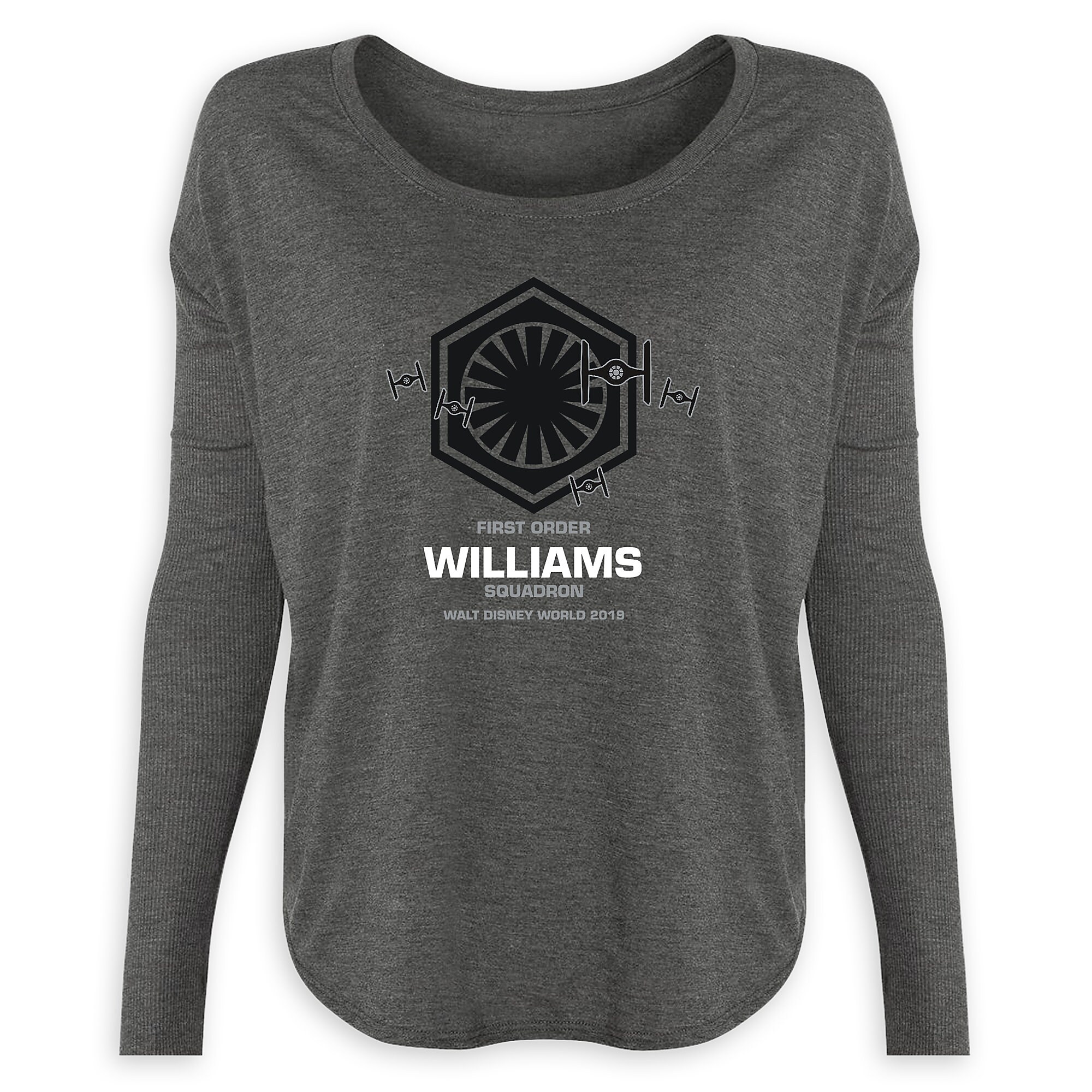 Women's Star Wars First Order Squadron Long Sleeve T-Shirt - Walt Disney World - Customized