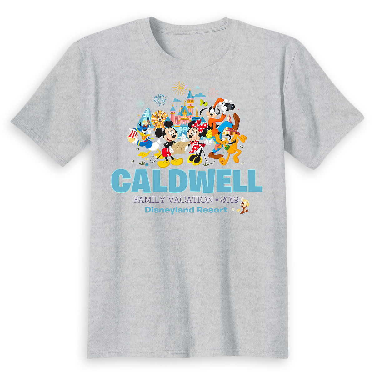 Thumbnail Image of Mickey Mouse and Friends Family Vacation T-Shirt for Kids - Disneyland 2019 - Customized # 1