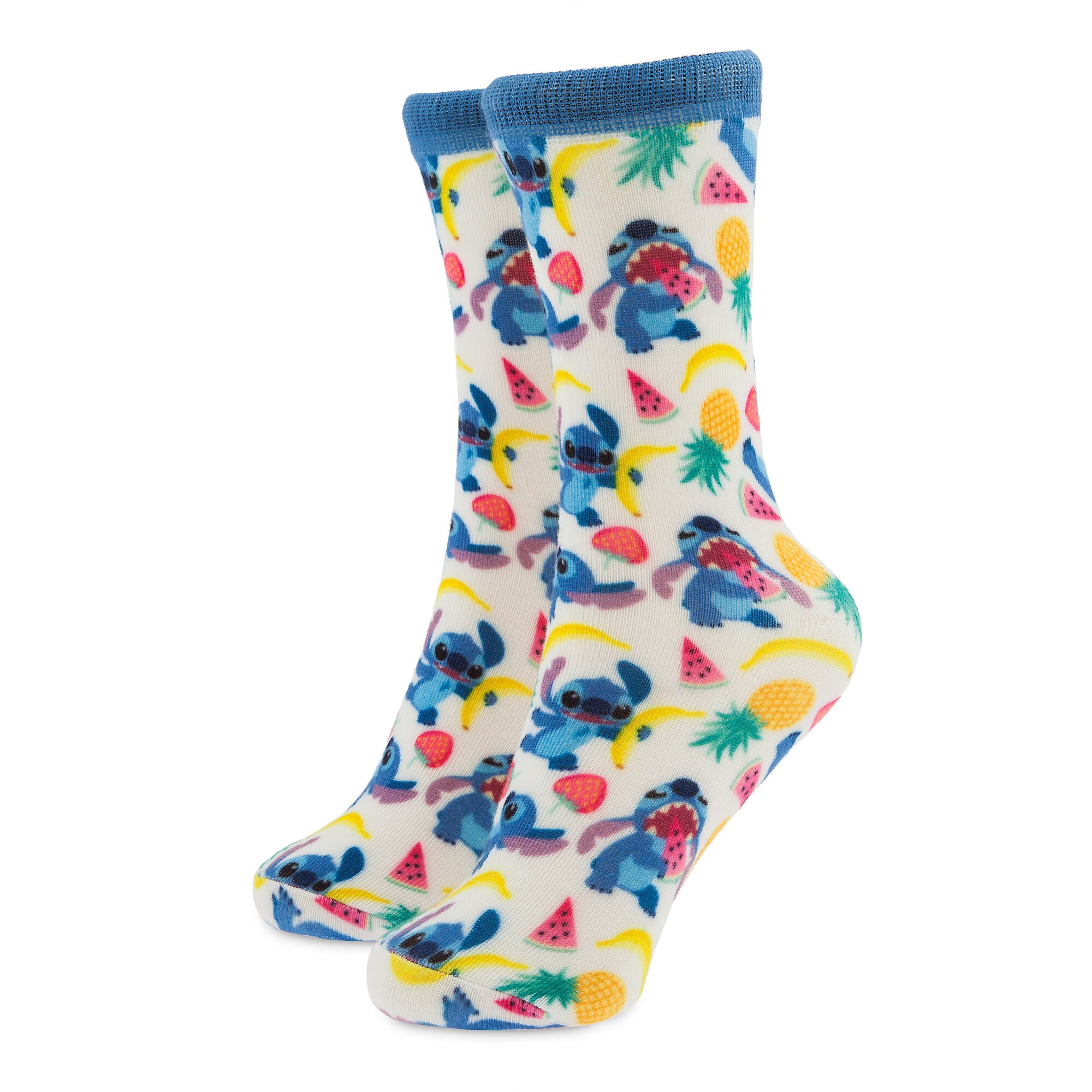 Stitch Fruit Pattern Socks for Adults