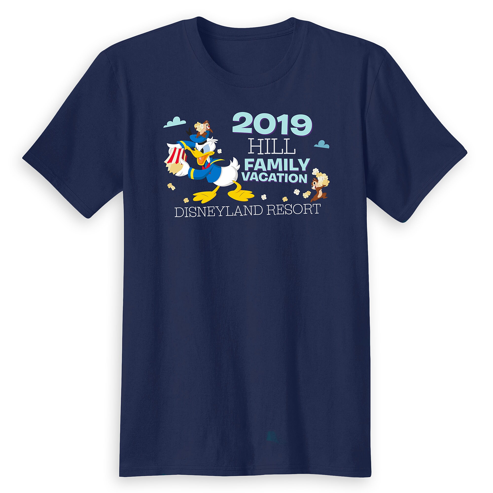 Adults' Donald Duck and Chip 'n Dale Family Vacation T-Shirt - Disneyland Resort - Customized