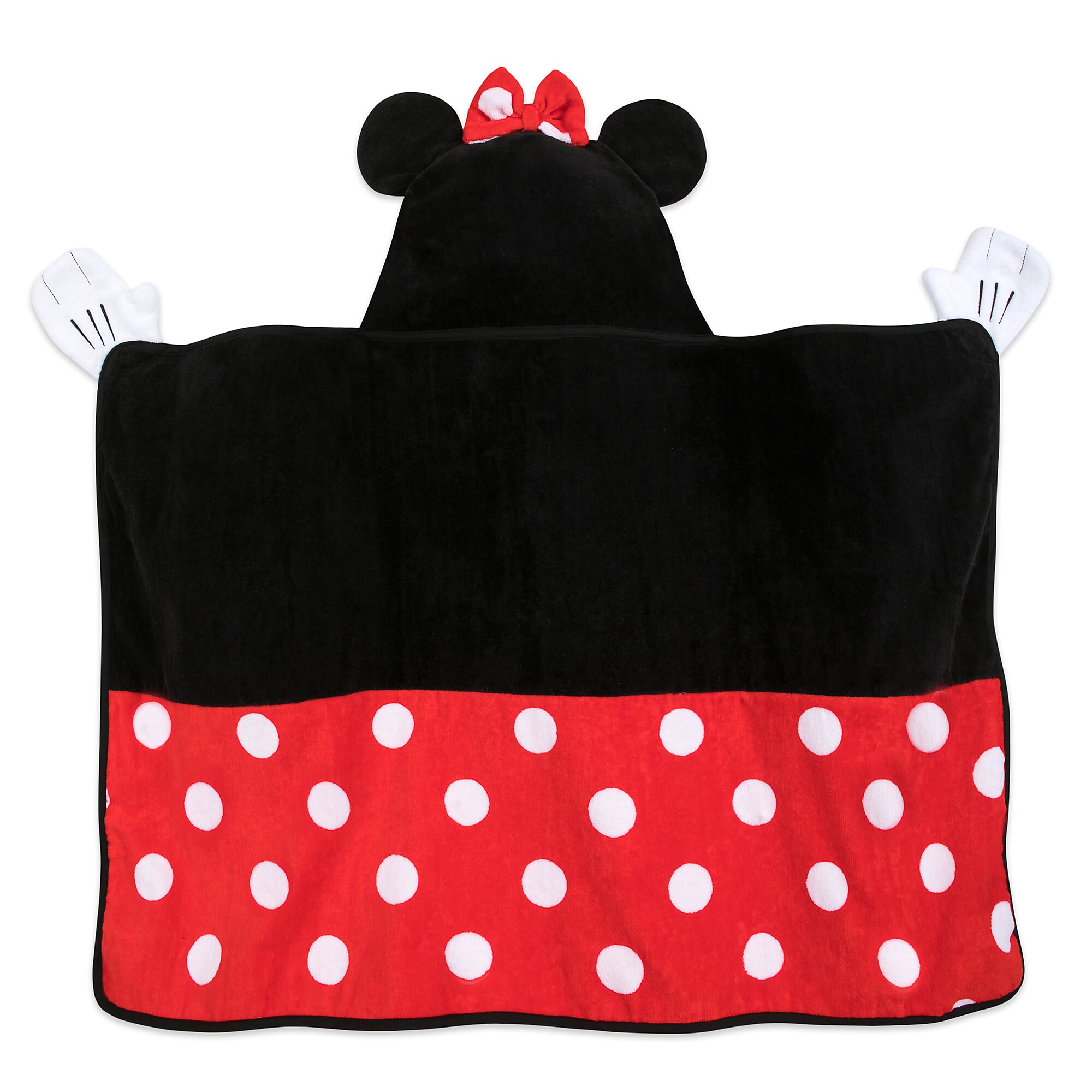 Minnie Mouse Hooded Towel for Baby - Personalized