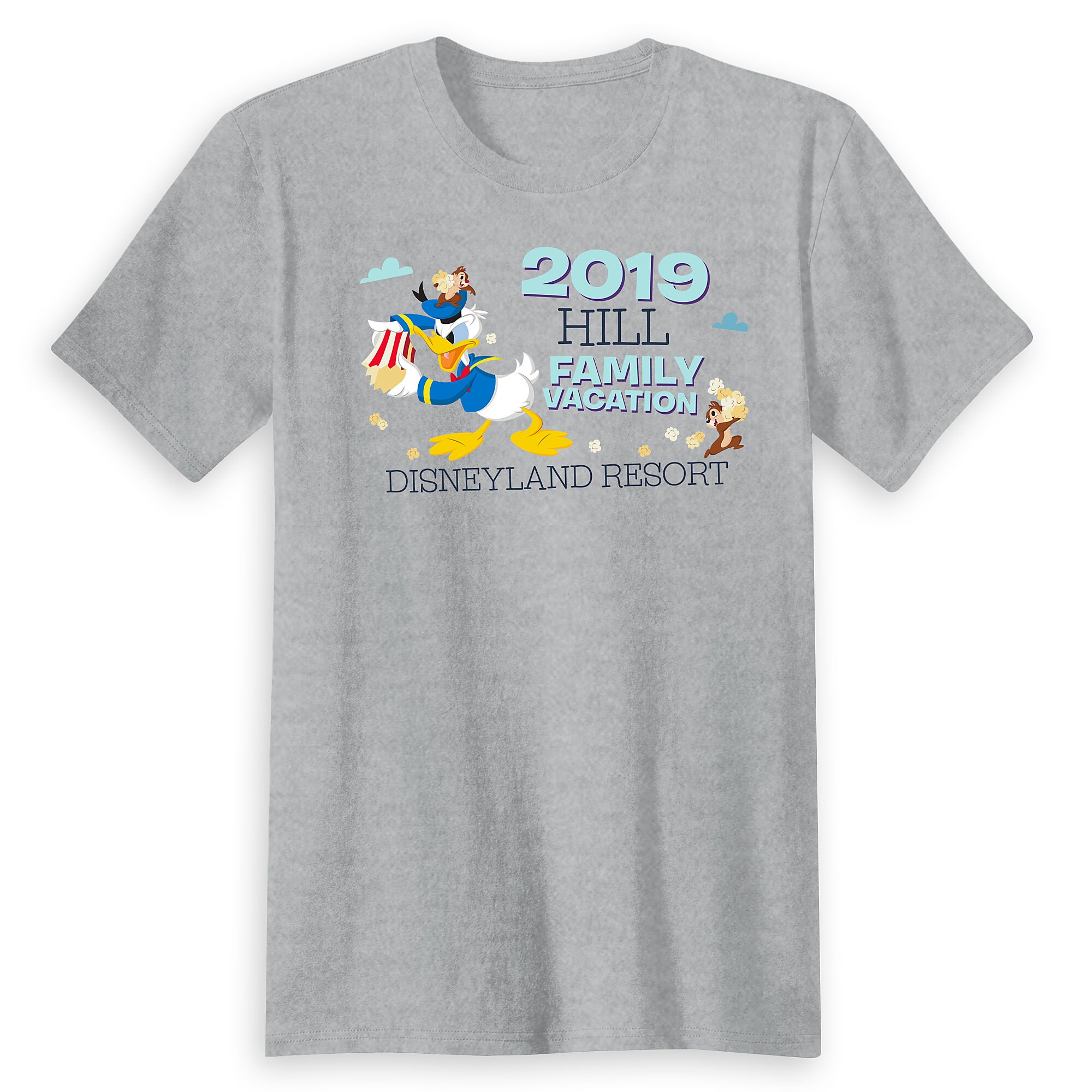 Adults' Donald Duck and Chip 'n Dale Family Vacation T-Shirt - Disneyland Resort - Customized