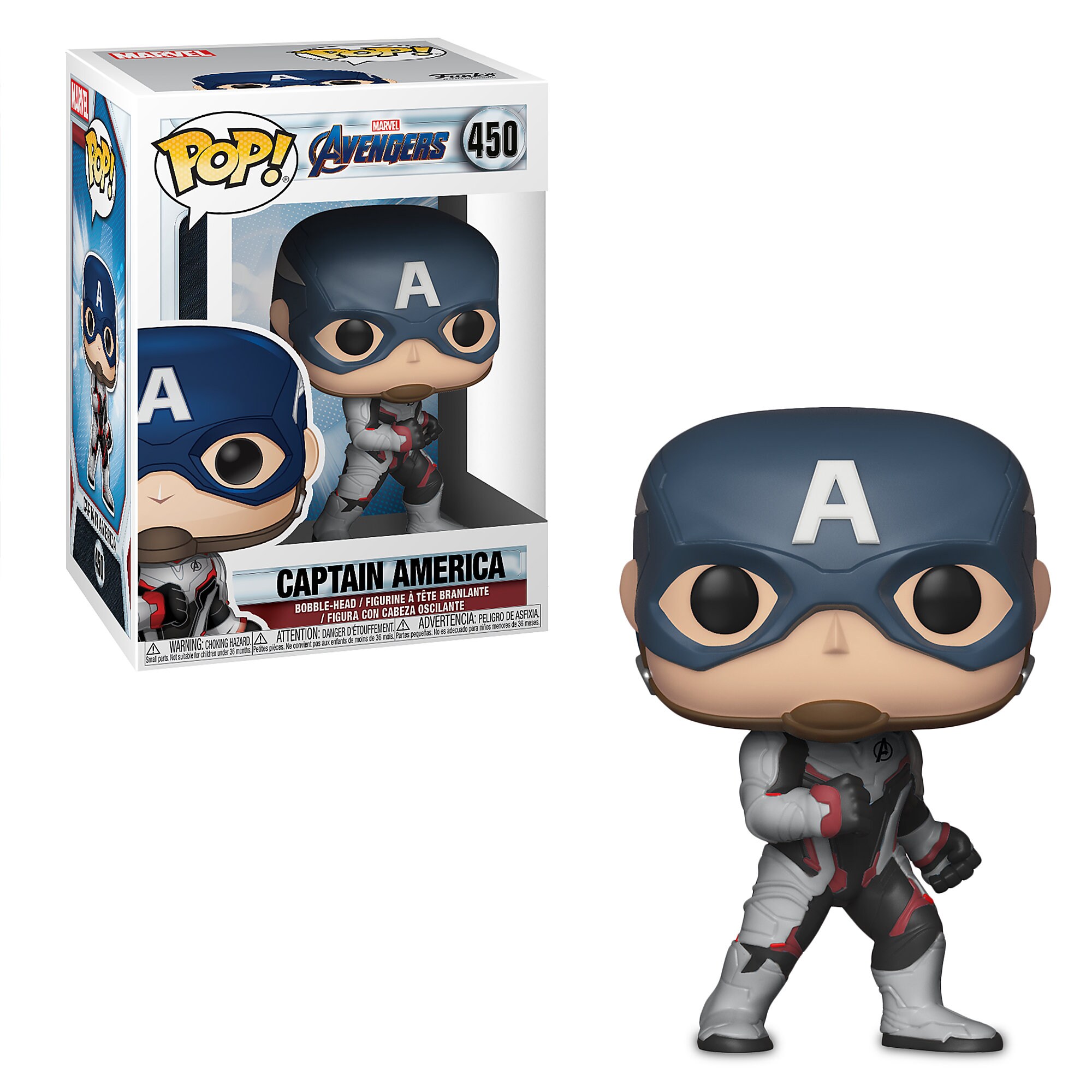 Captain America Pop! Vinyl Bobble-Head Figure by Funko - Marvel's Avengers: Endgame