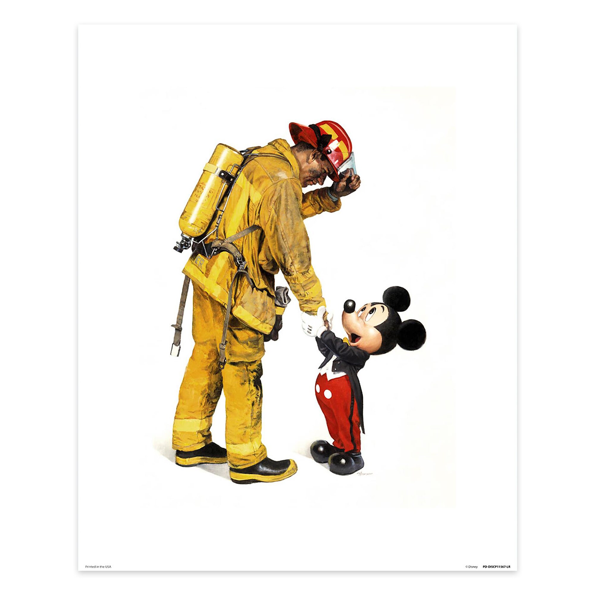 Mickey Mouse ''Mickey and the Fireman'' by Charles Boyer