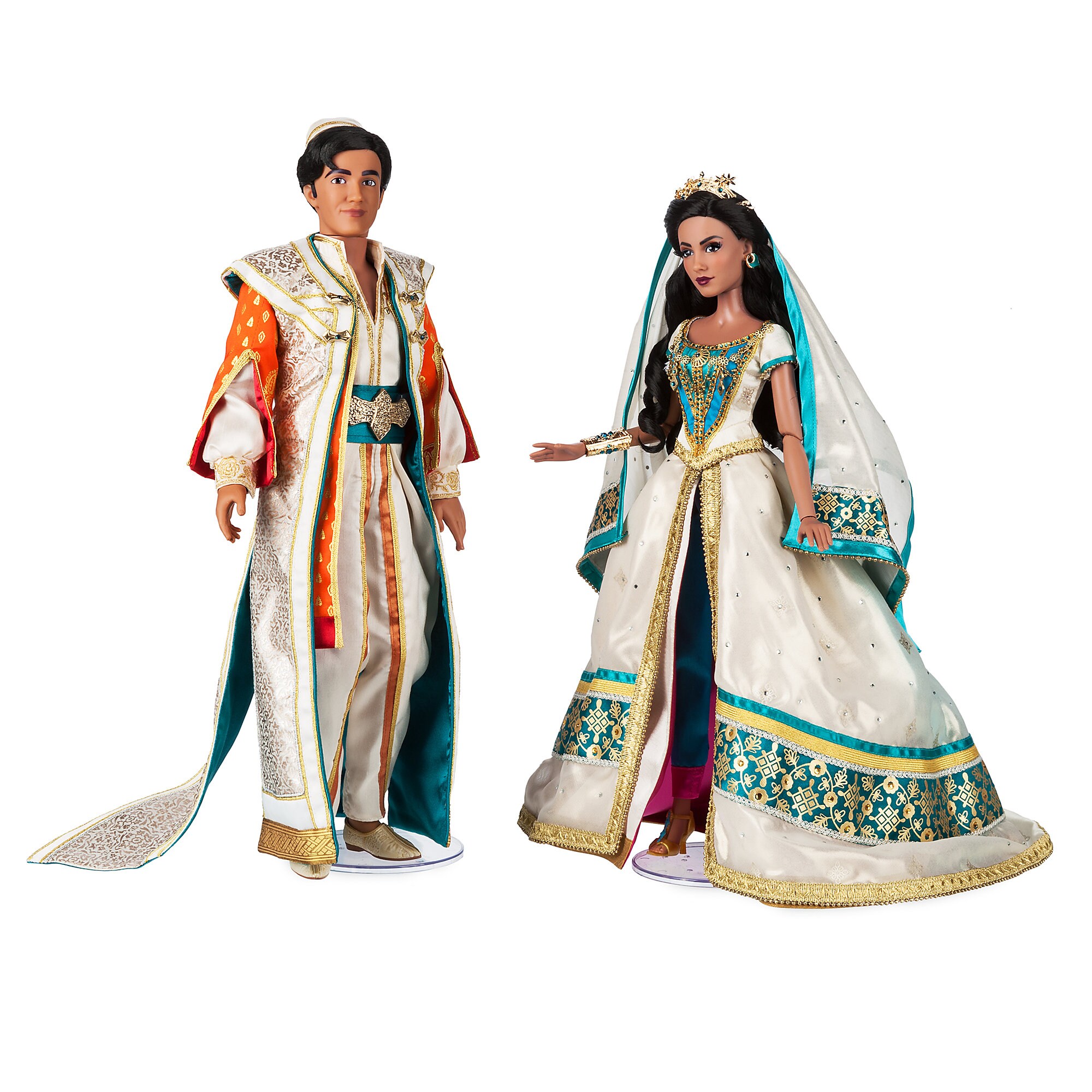 Jasmine and Aladdin Limited Edition Doll Set - Live Action Film - 17''