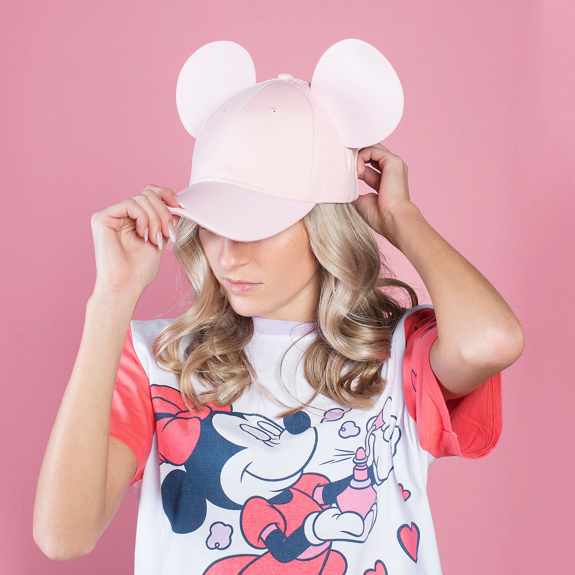 Mickey and Minnie Mouse Perfume T-Shirt Dress for Women by Cakeworthy