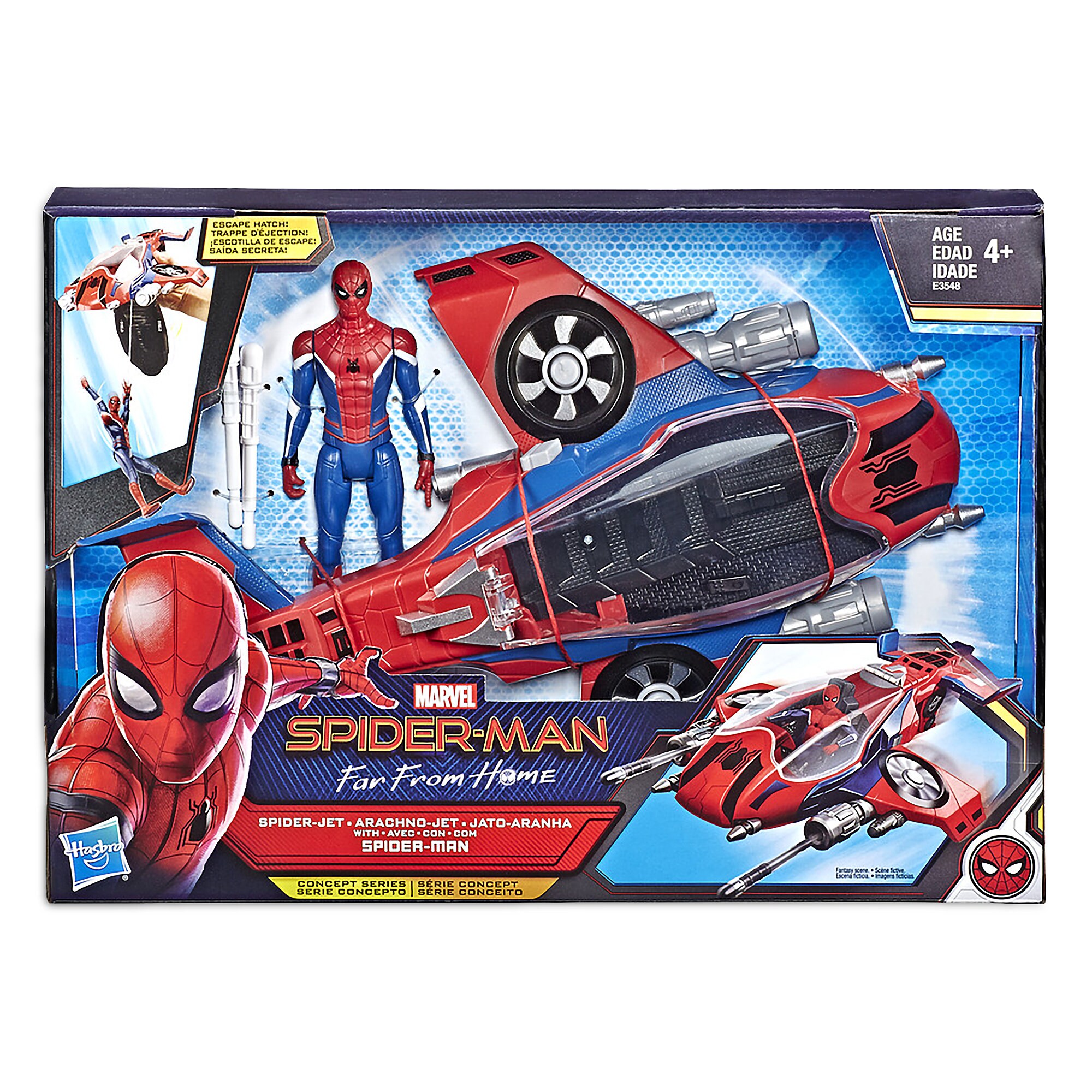 Spider-Man: Far From Home Action Figure with Spider-Jet Vehicle