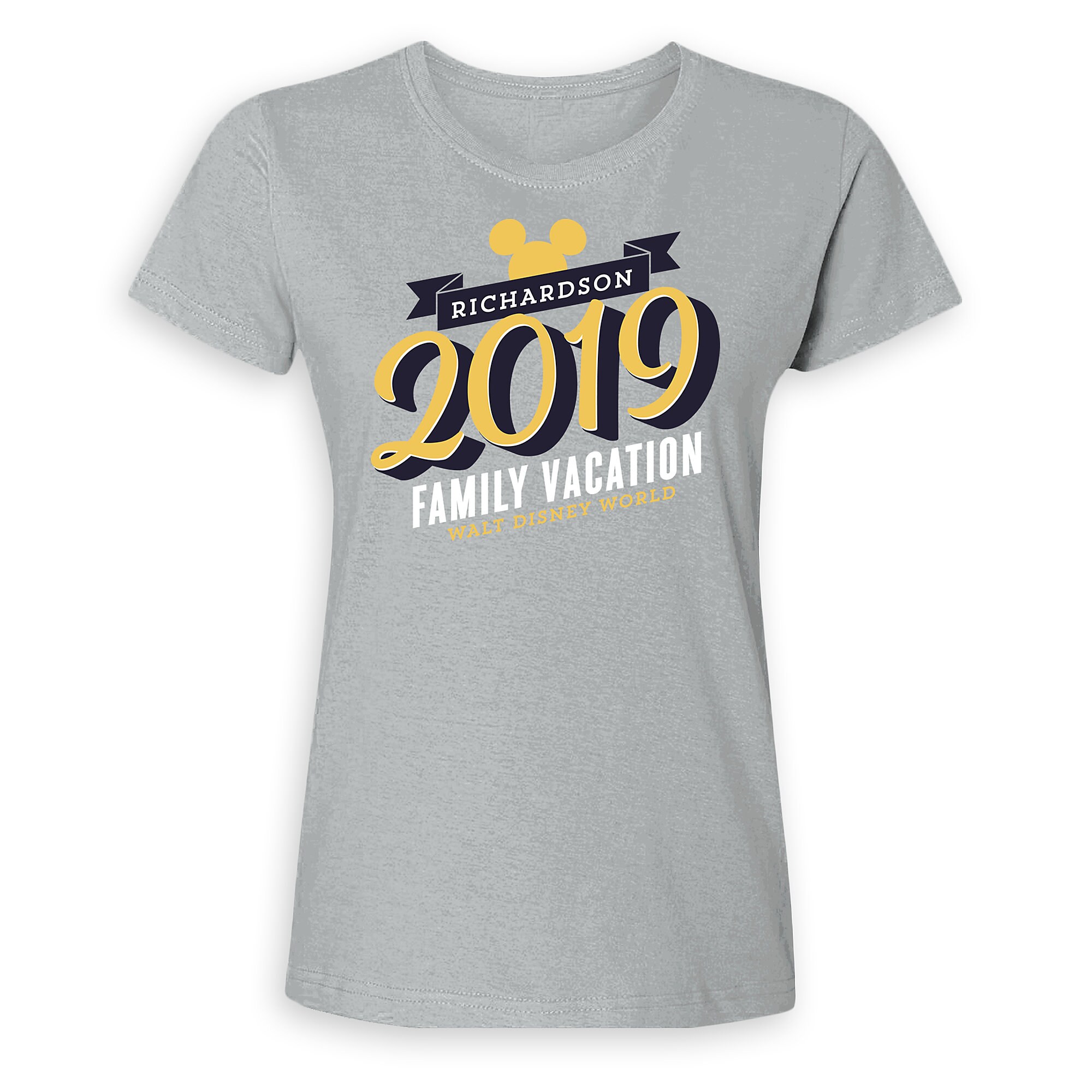 Women's Mickey Mouse Family Vacation T-Shirt - Walt Disney World - 2019 - Customized