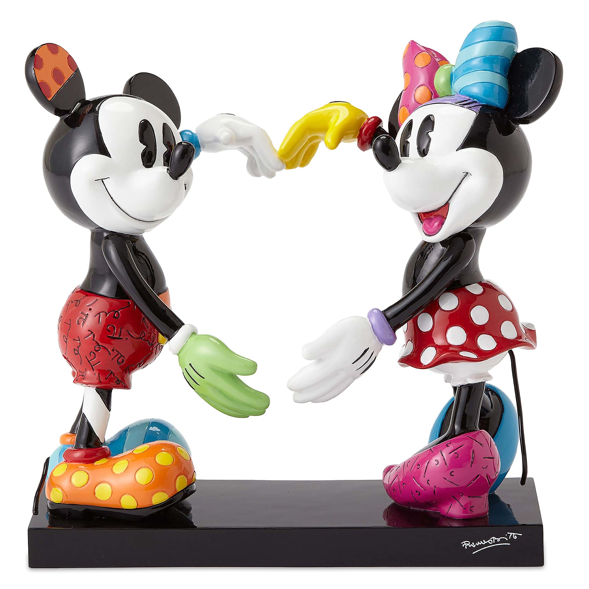 Mickey and Minnie Mouse Figure by Britto - 7'' H