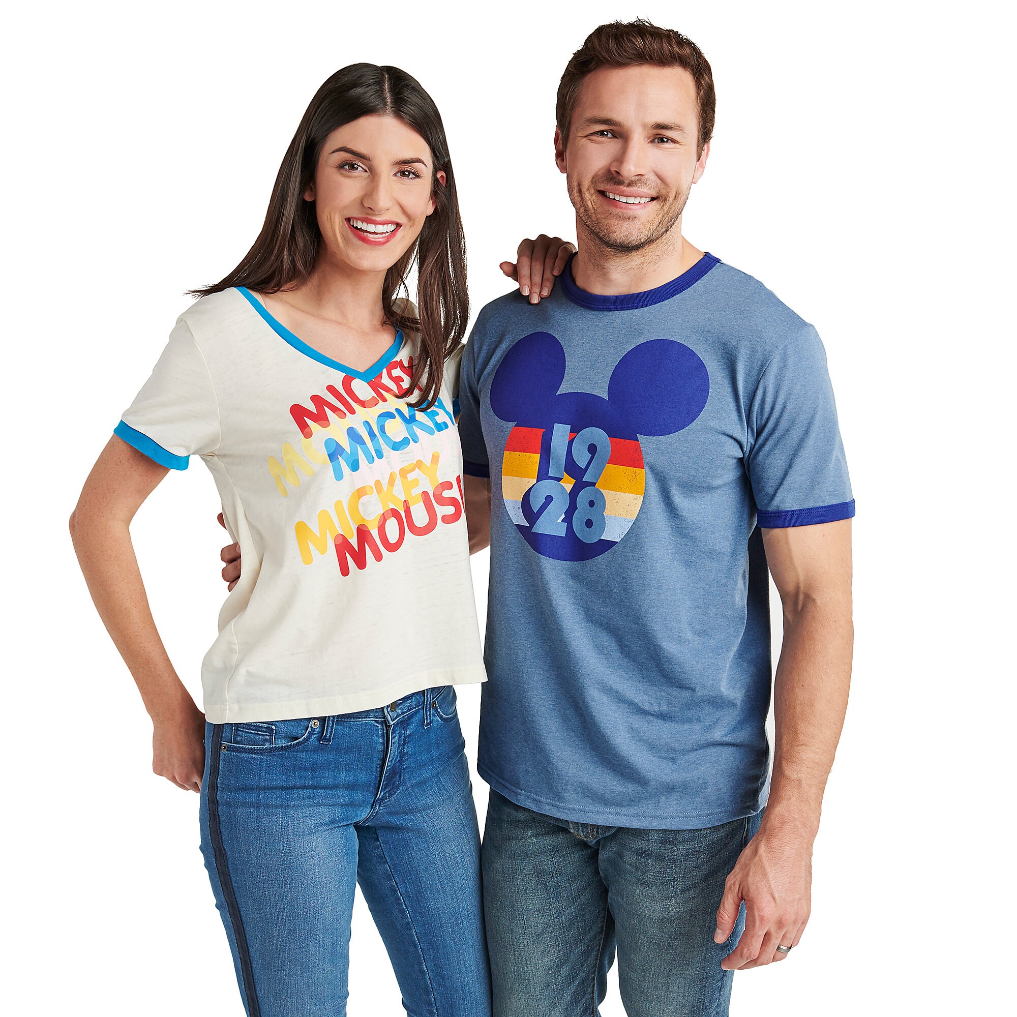 Mickey Mouse 1928 Ringer T-Shirt for Men
