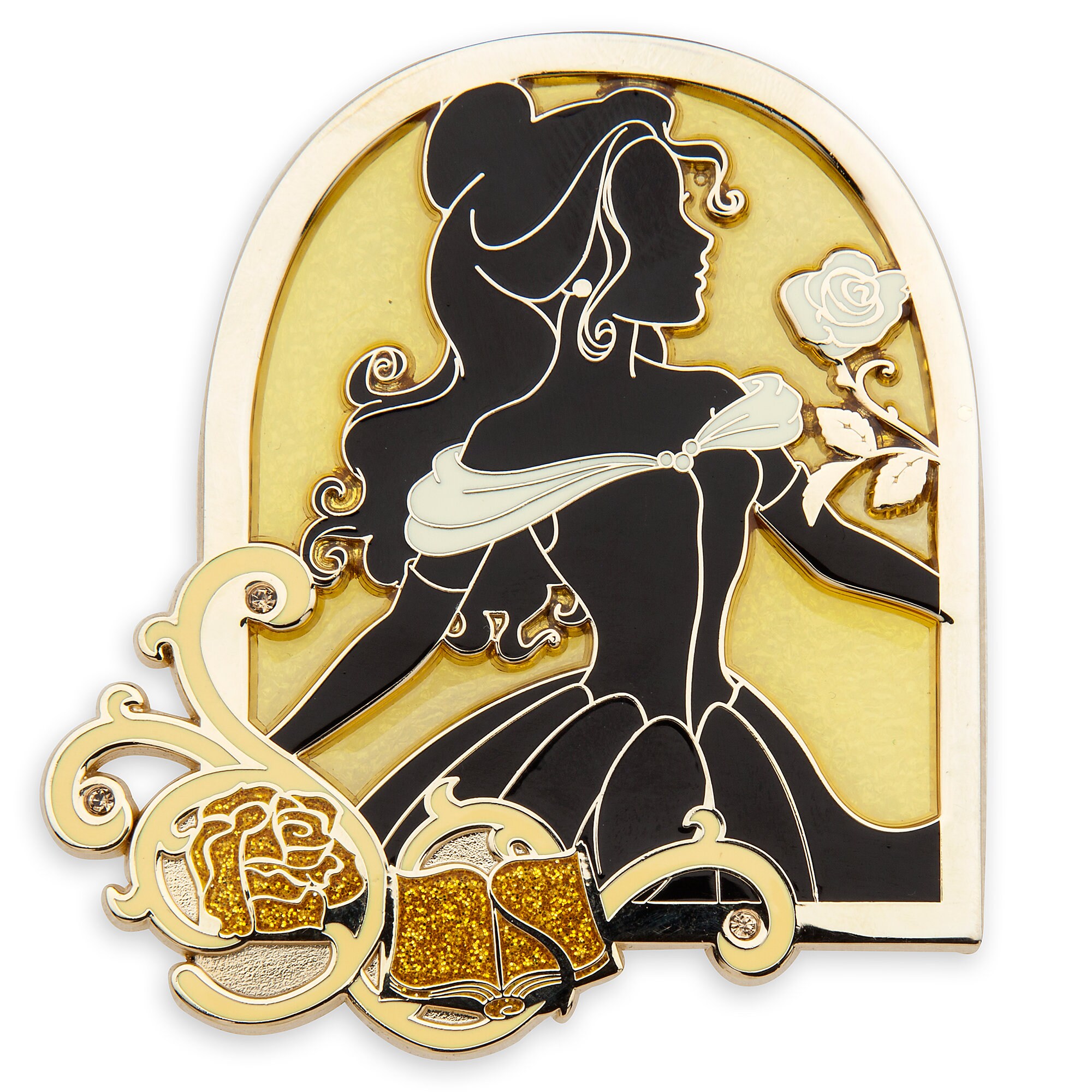 disney princess silhouette pins