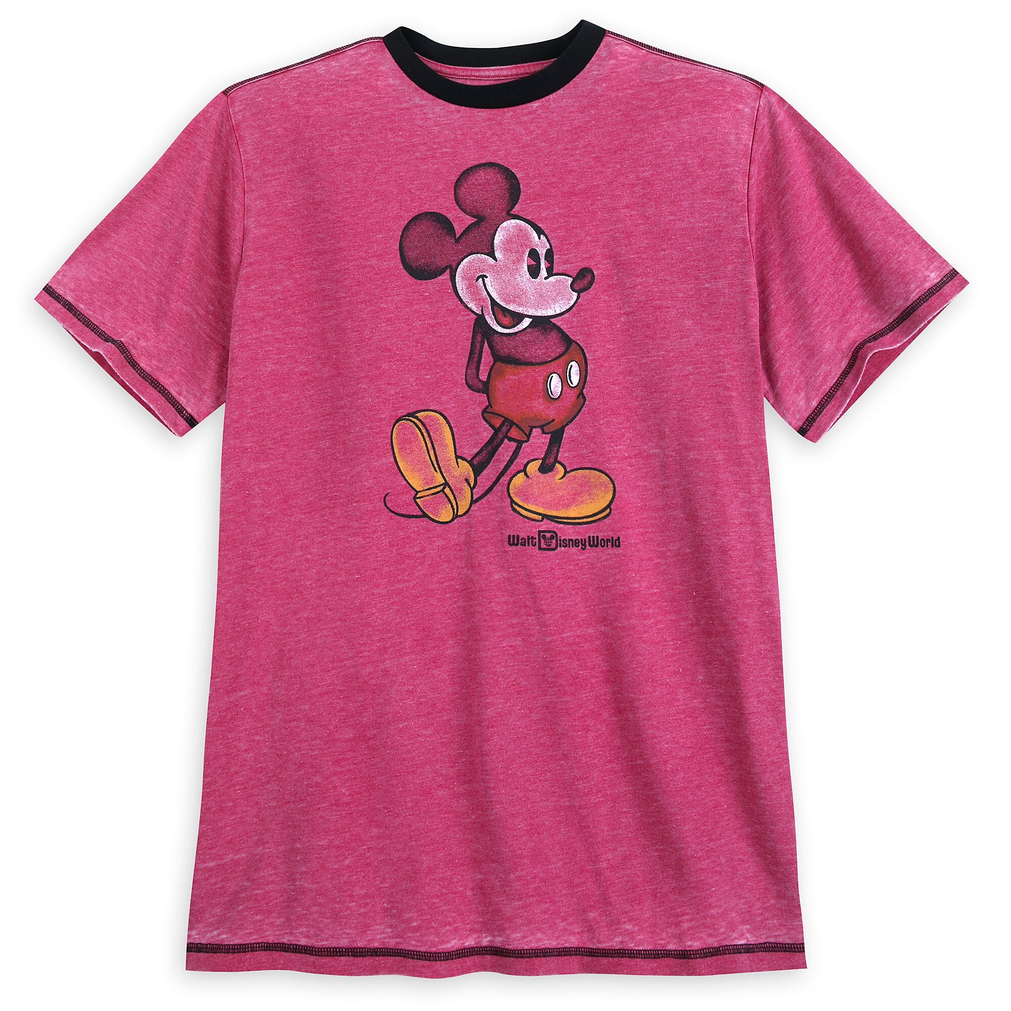 Mickey Mouse Classic Ringer T-Shirt for Men - Walt Disney World - Red