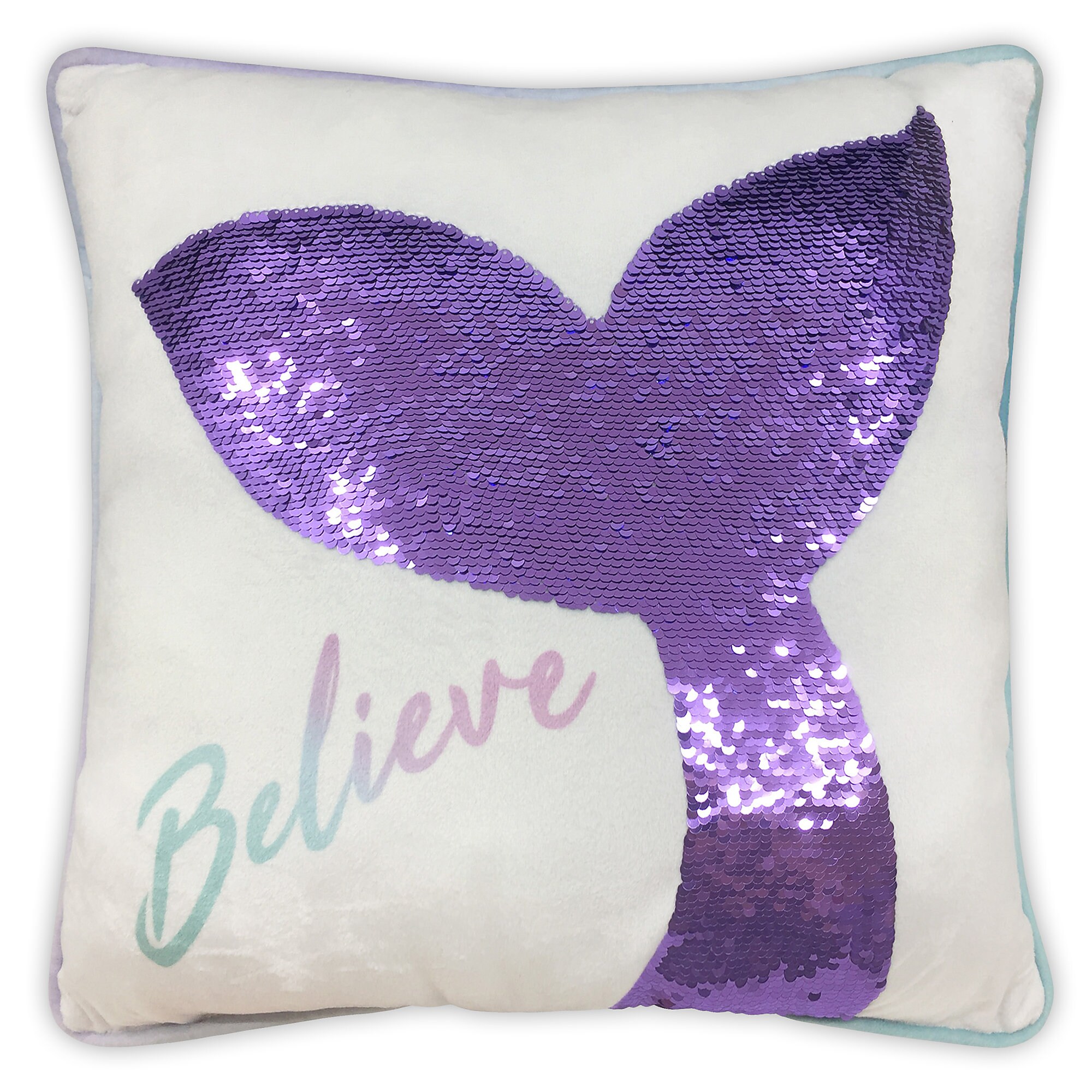 The Little Mermaid Reversible Sequin Pillow