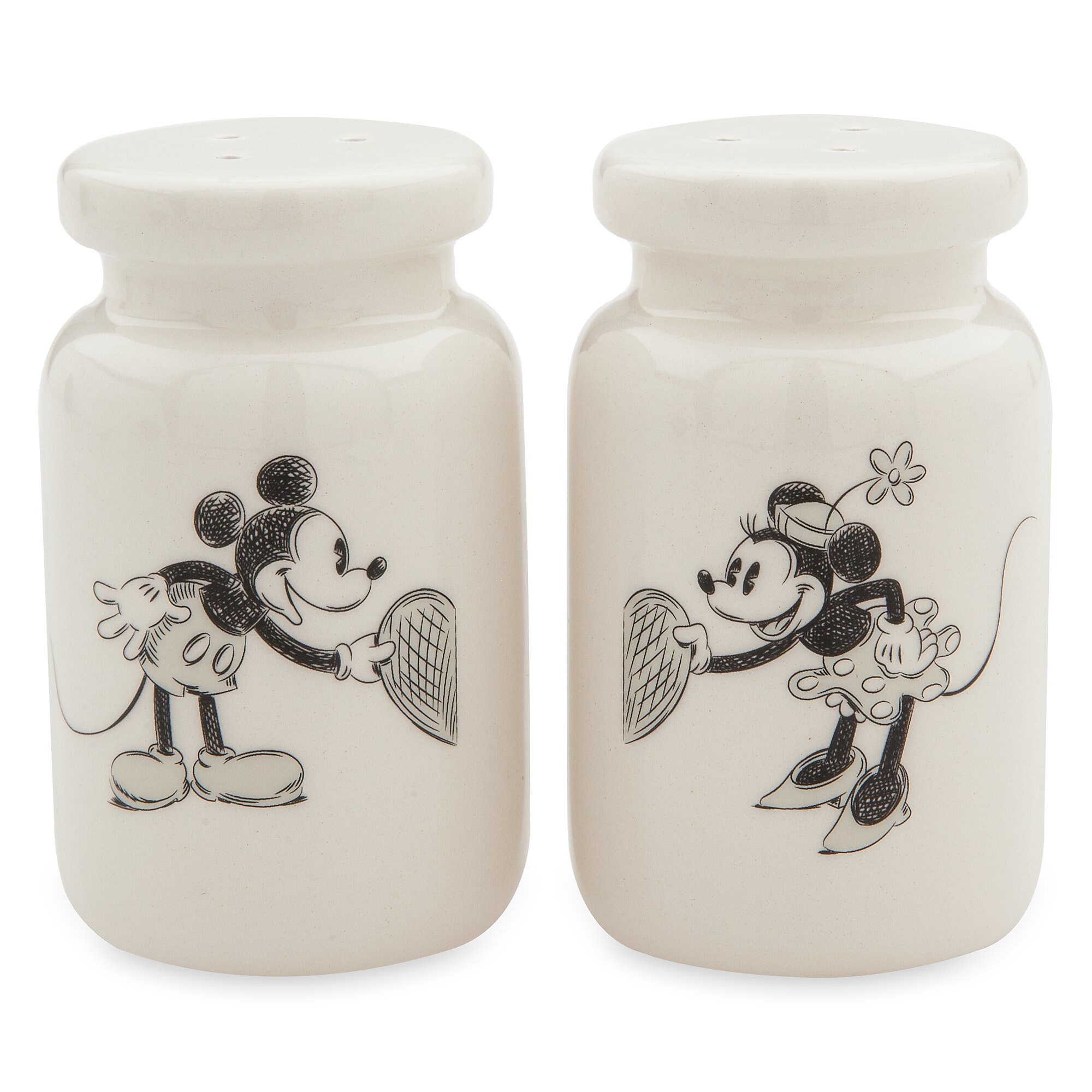 Mickey and Minnie Mouse Classic Salt and Pepper Set