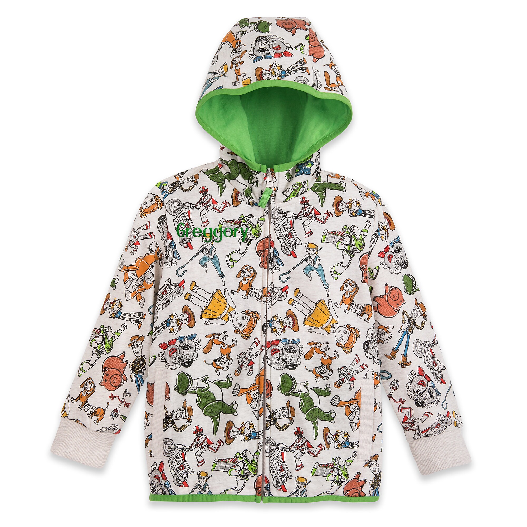 Toy Story 4 Zip-Up Hoodie for Kids - Personalized