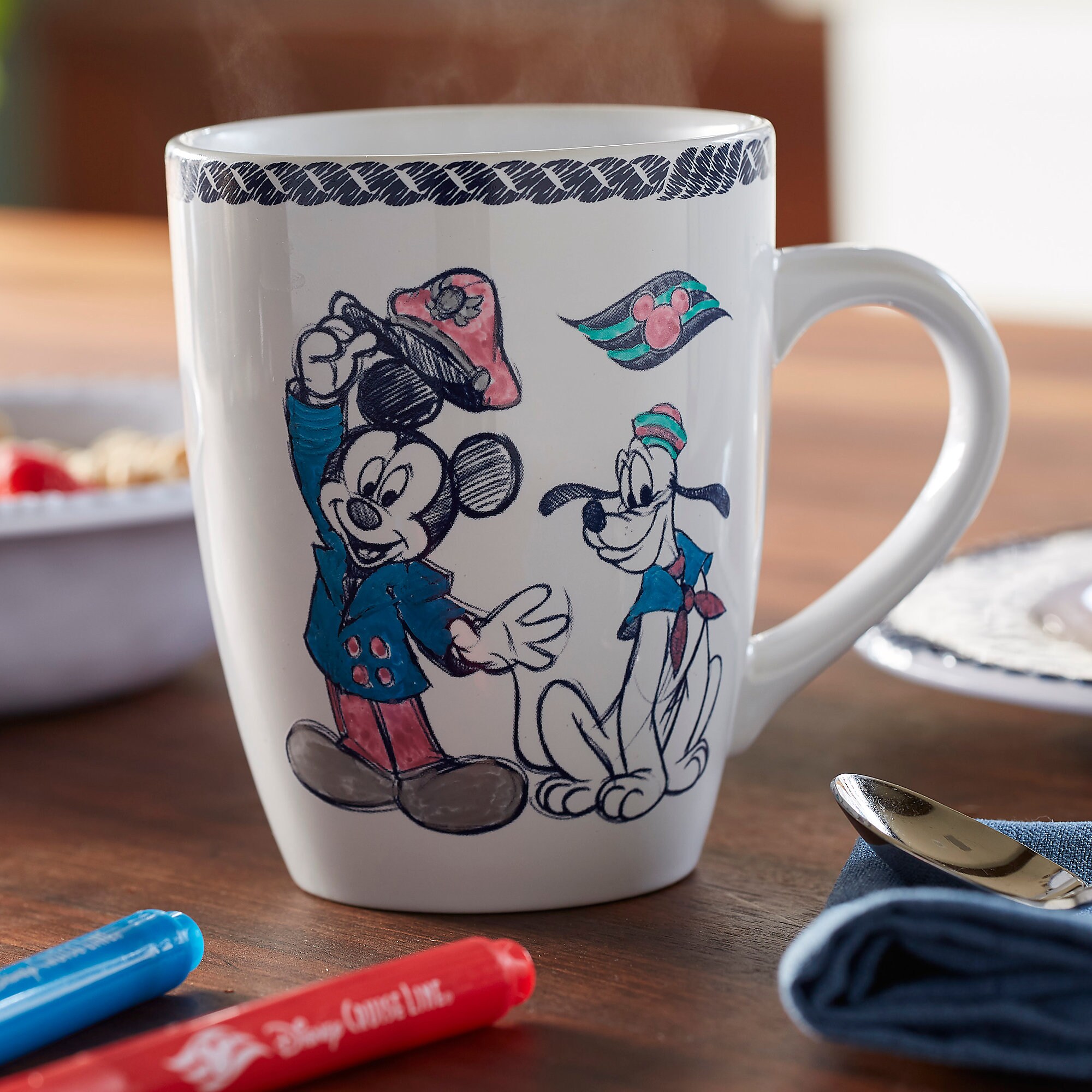 Disney Cruise Line Mug and Marker Set