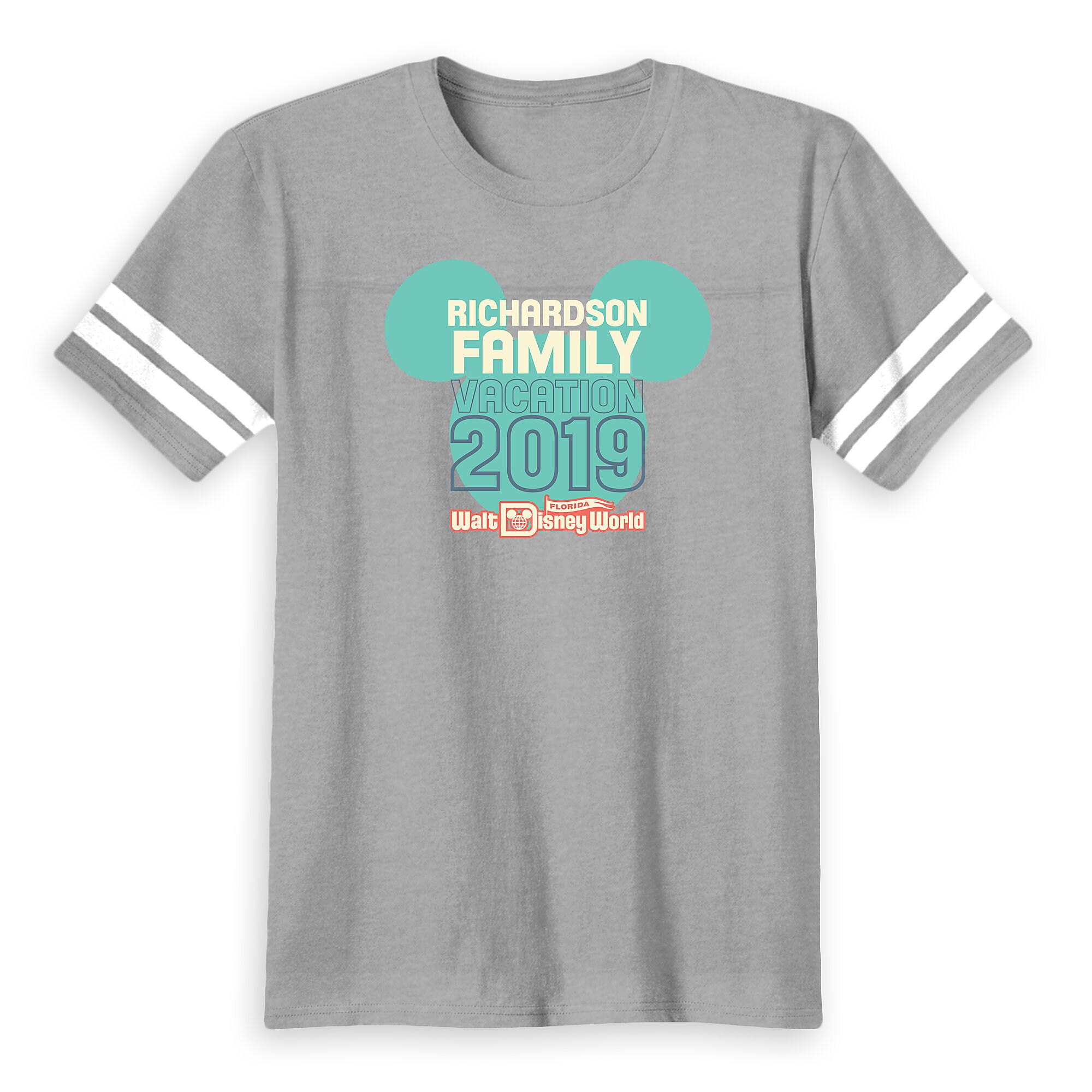 Kids' Mickey Mouse Icon Football T-Shirt - Walt Disney World - 2019 - Customized