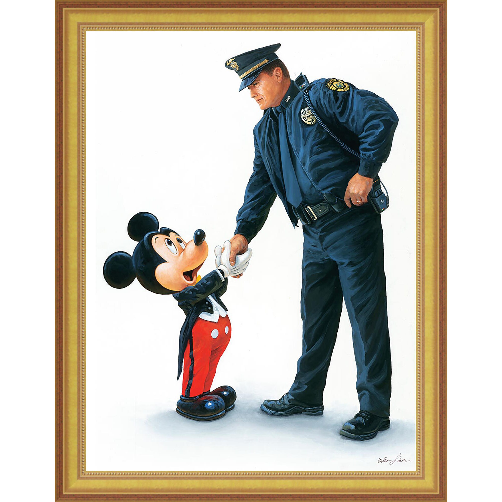 Mickey Mouse ''Mickey and the Policeman'' by William Silvers