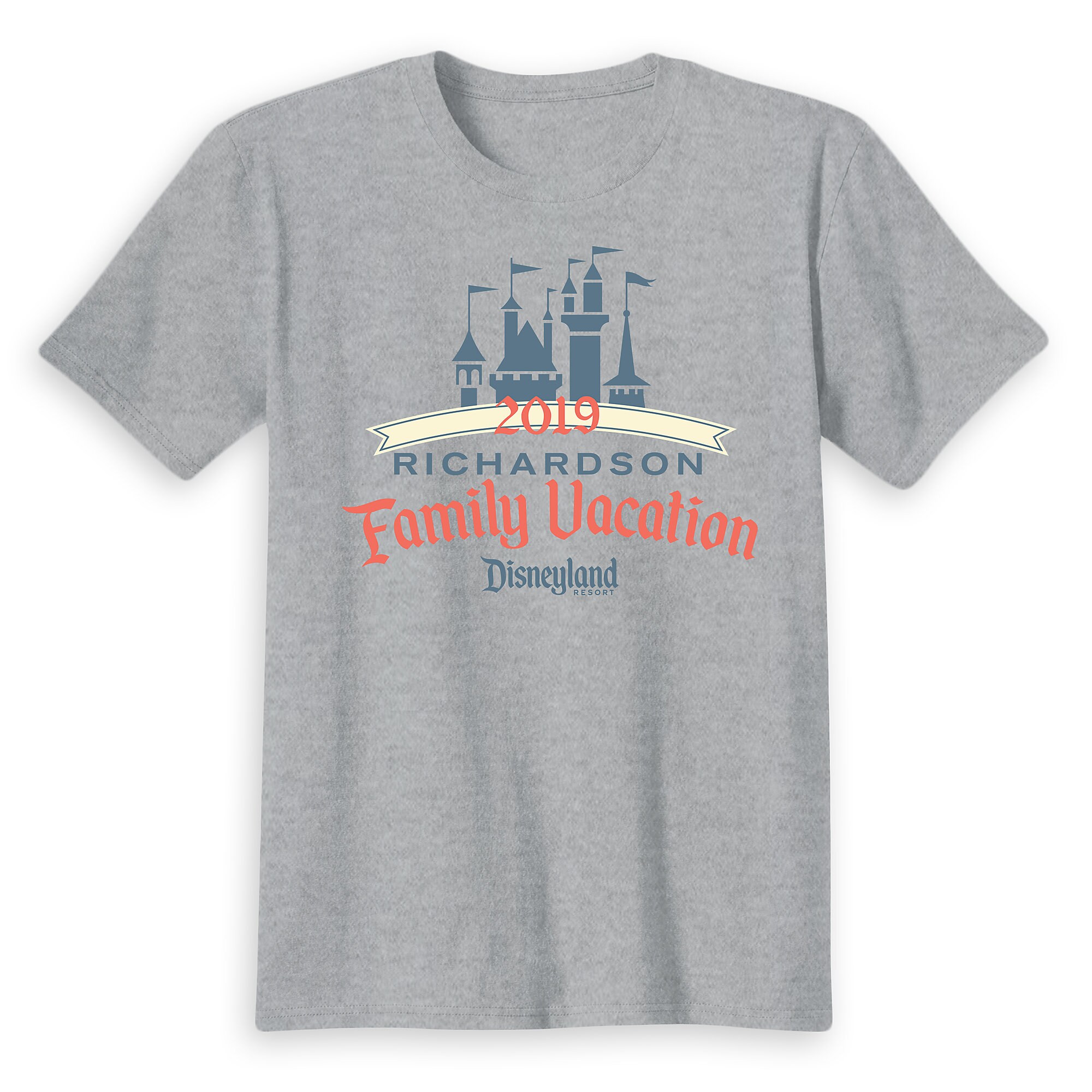 Kids' Disneyland Castle Family Vacation 2019 T-Shirt - Customized
