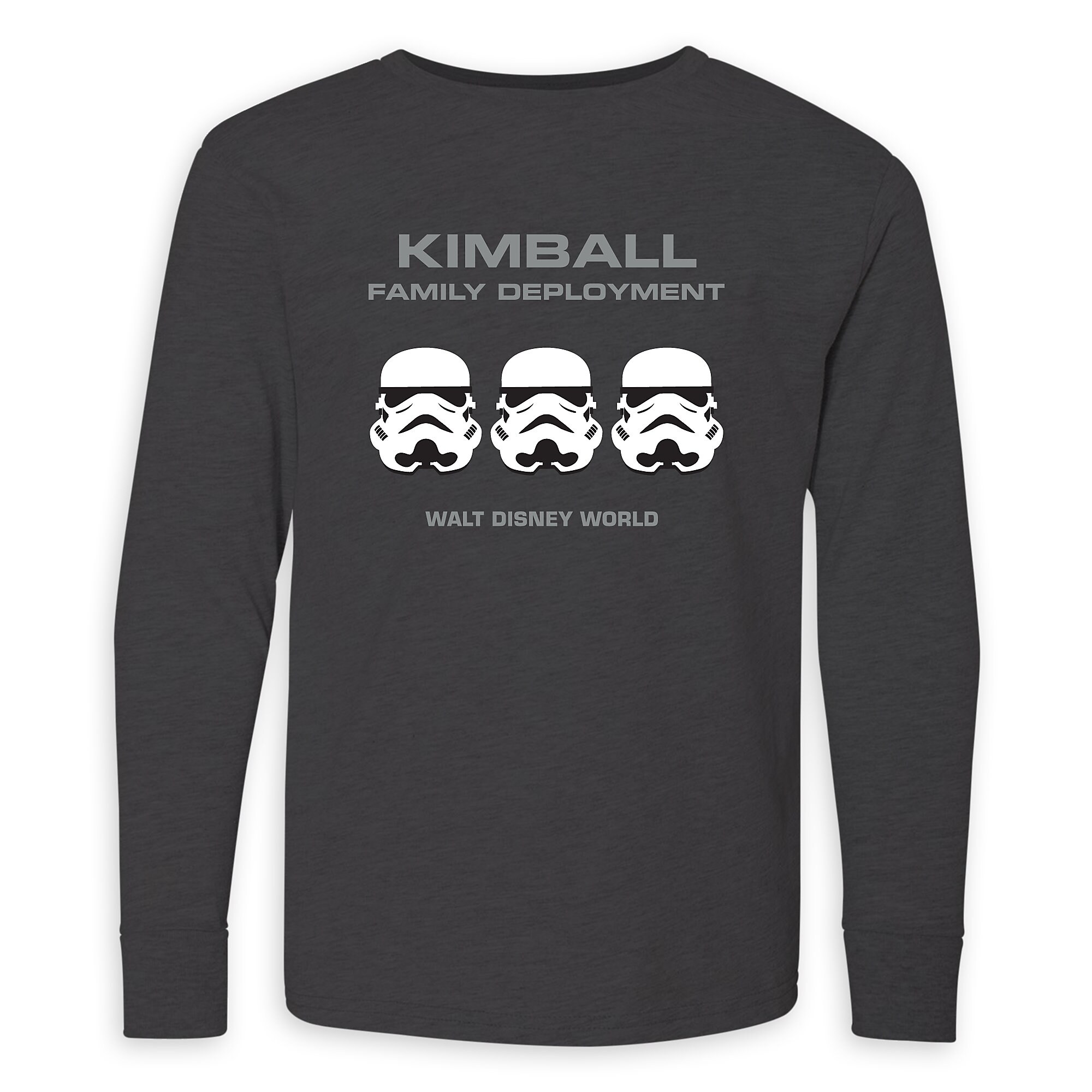 Youths' Star Wars Stormtrooper Family Deployment Long Sleeve T-Shirt - Walt Disney World - Customized