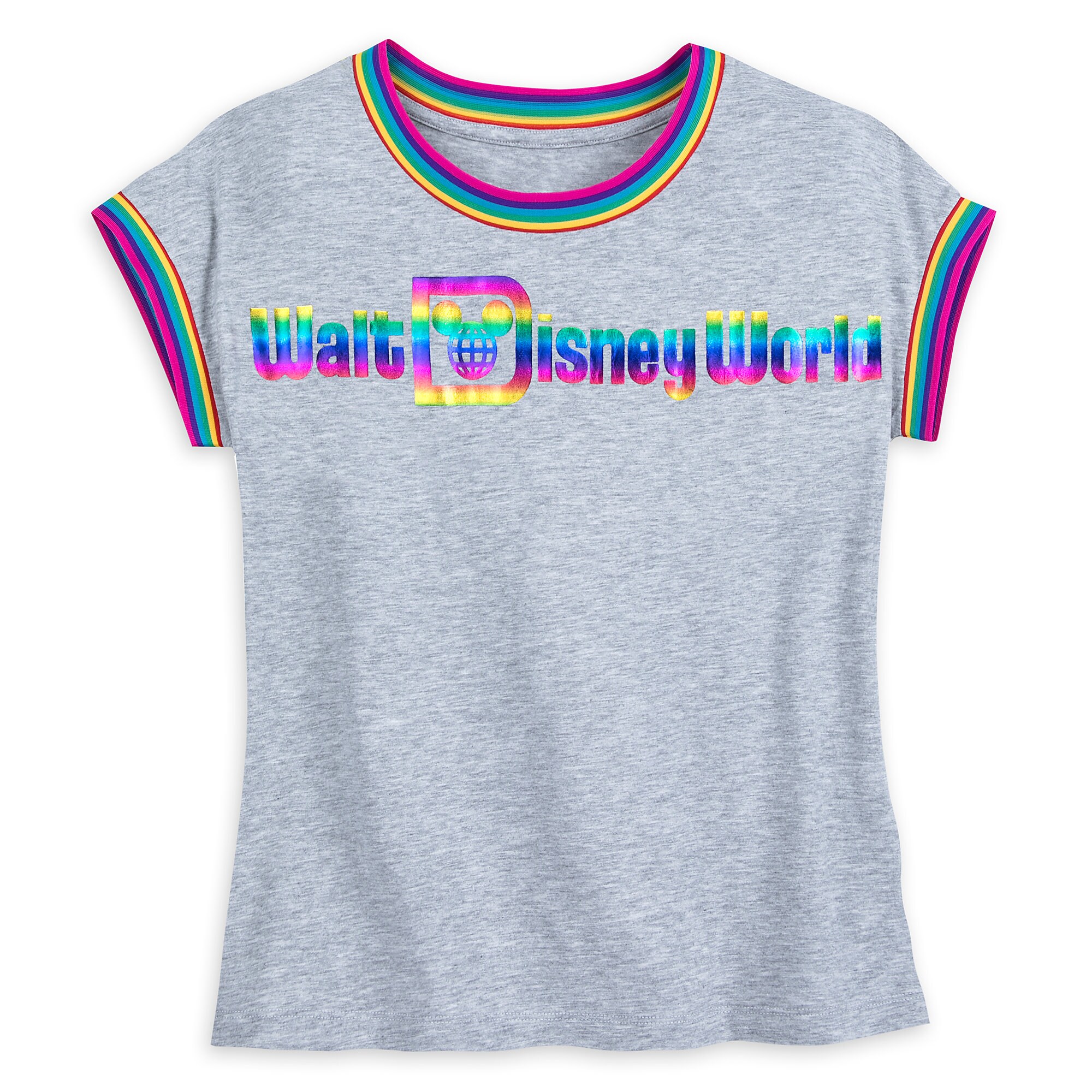 Walt Disney World Resort Rainbow Ringer T-Shirt for Women