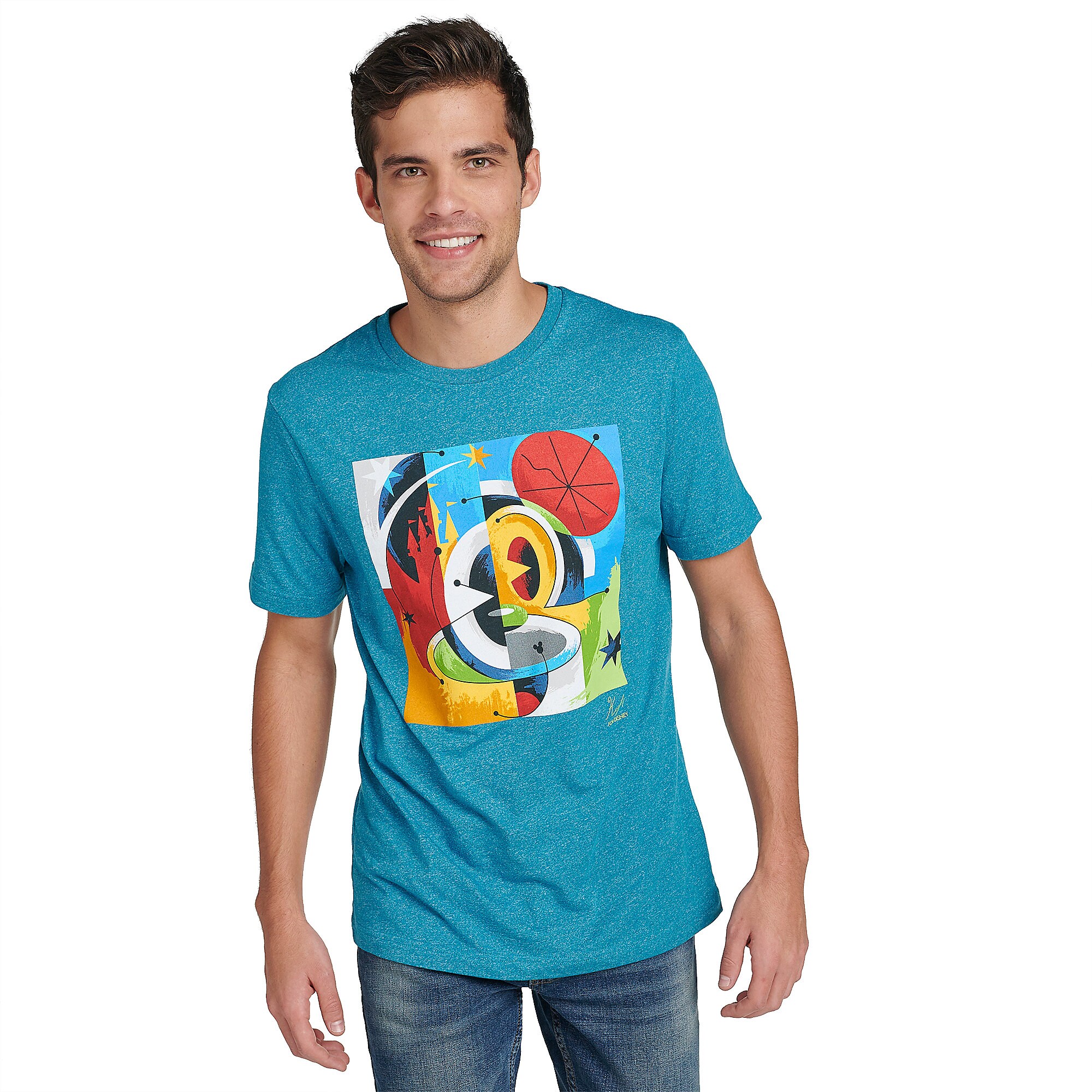 Mickey Mouse Disney Parks Artist Series T-Shirt for Men by Dave Keefer