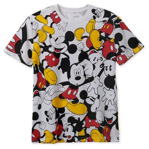 Mickey Mouse Allover T-Shirt for Men | shopDisney