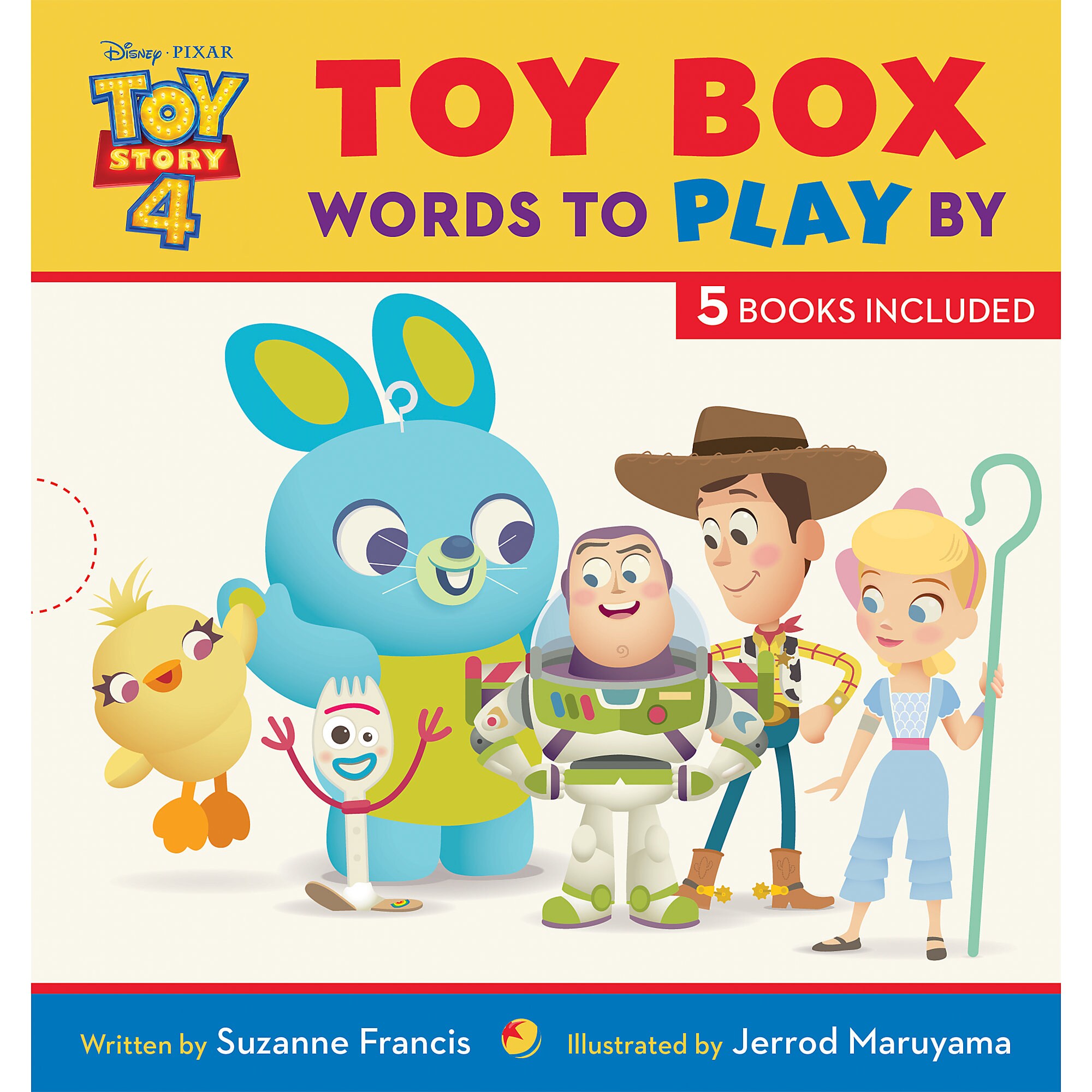 Toy Story 4: Toy Box Words to Play By Book