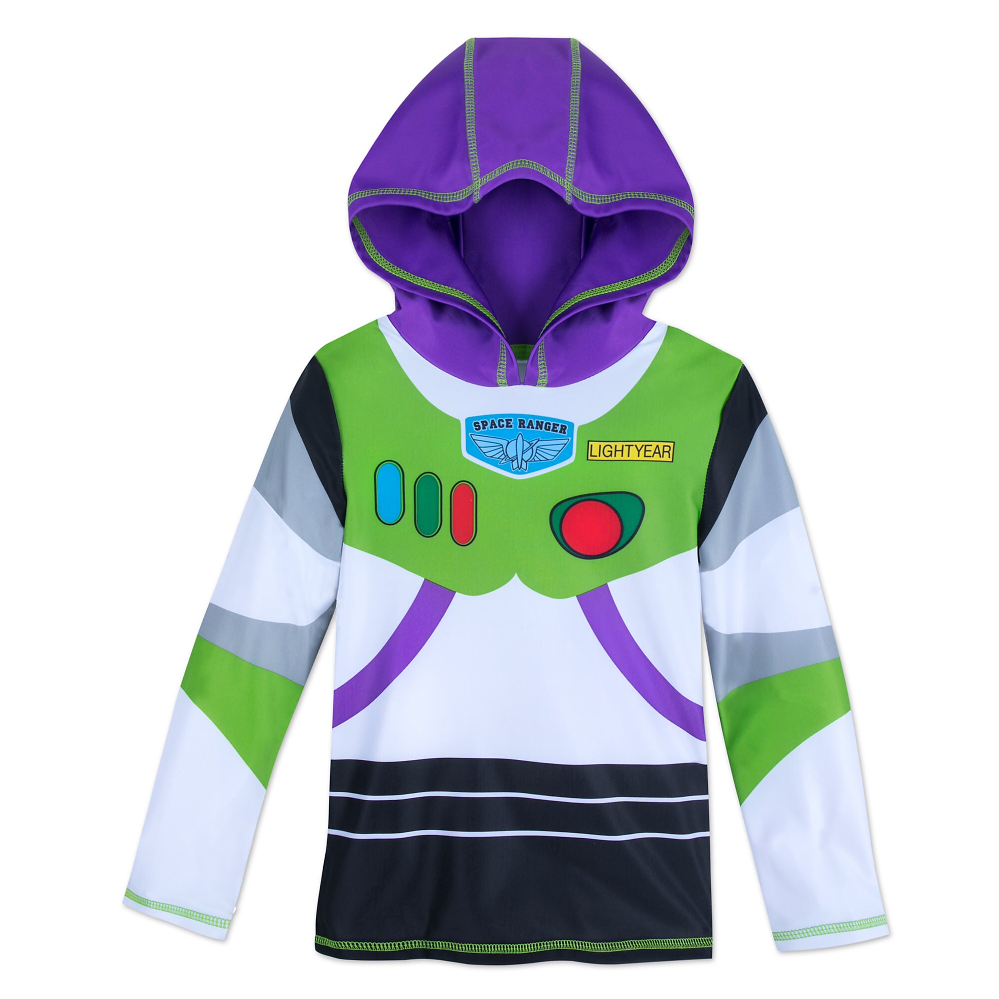 Buzz Lightyear Hooded Rash Guard for Kids