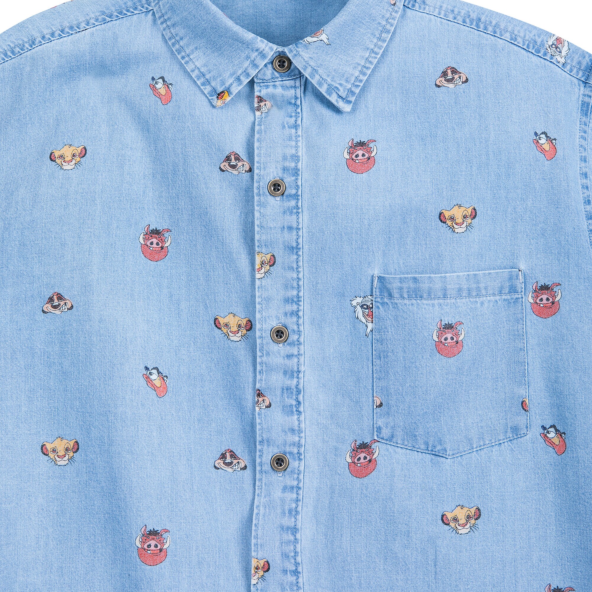The Lion King Chambray Shirt for Men