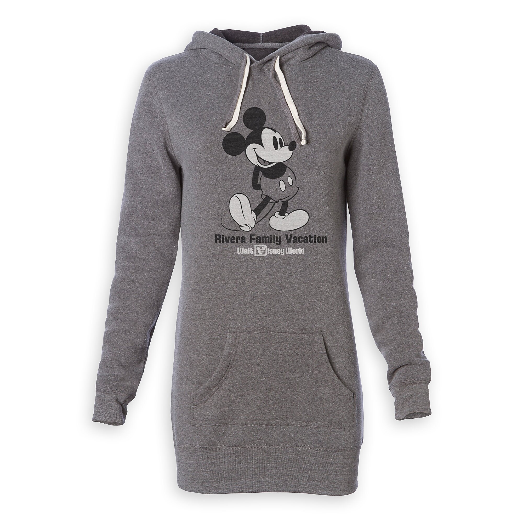 Women's Mickey Mouse Family Vacation Pullover Hoodie Dress - Walt Disney World - Customized