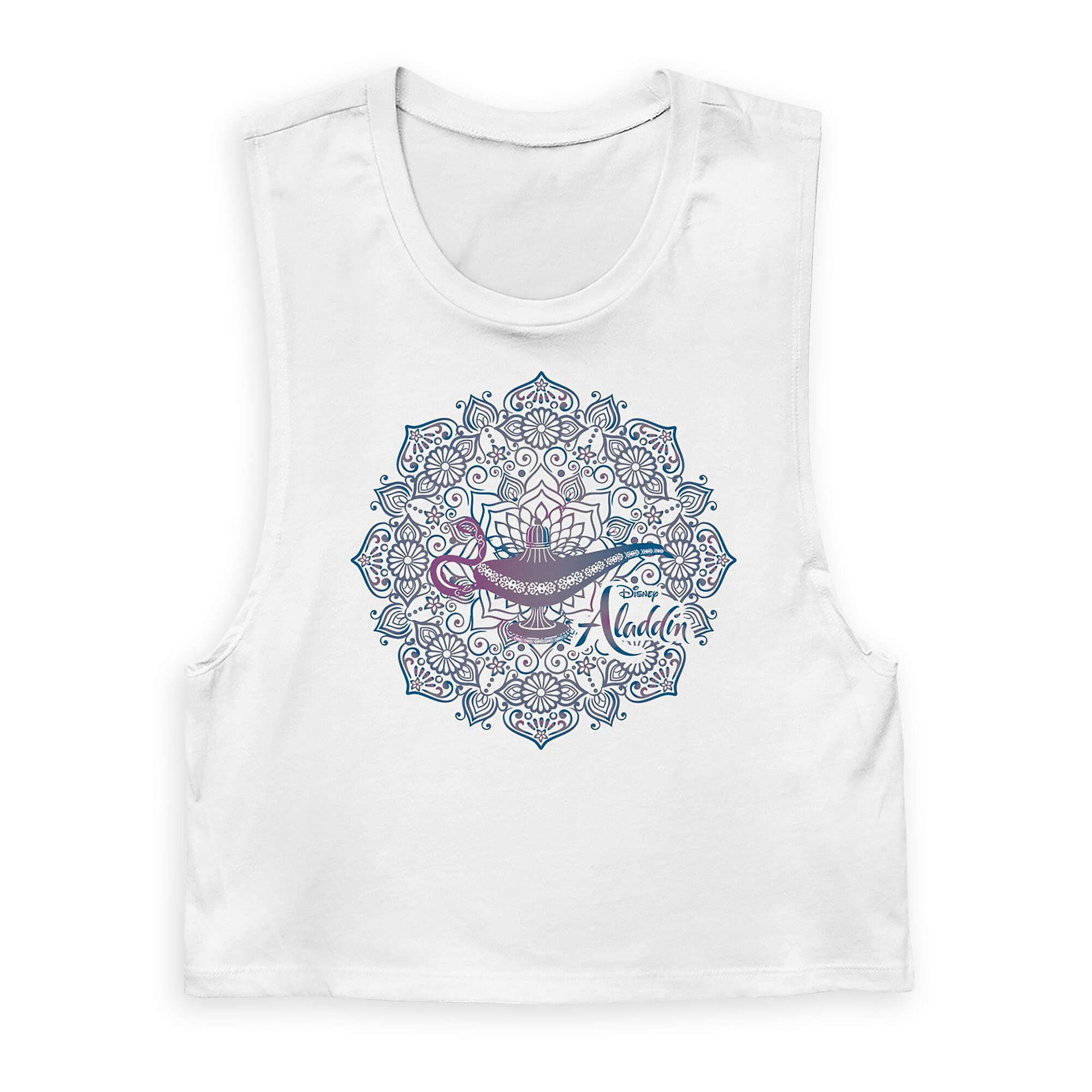 Magic Lamp Cropped Tank Top for Juniors - Aladdin - Live Action Film