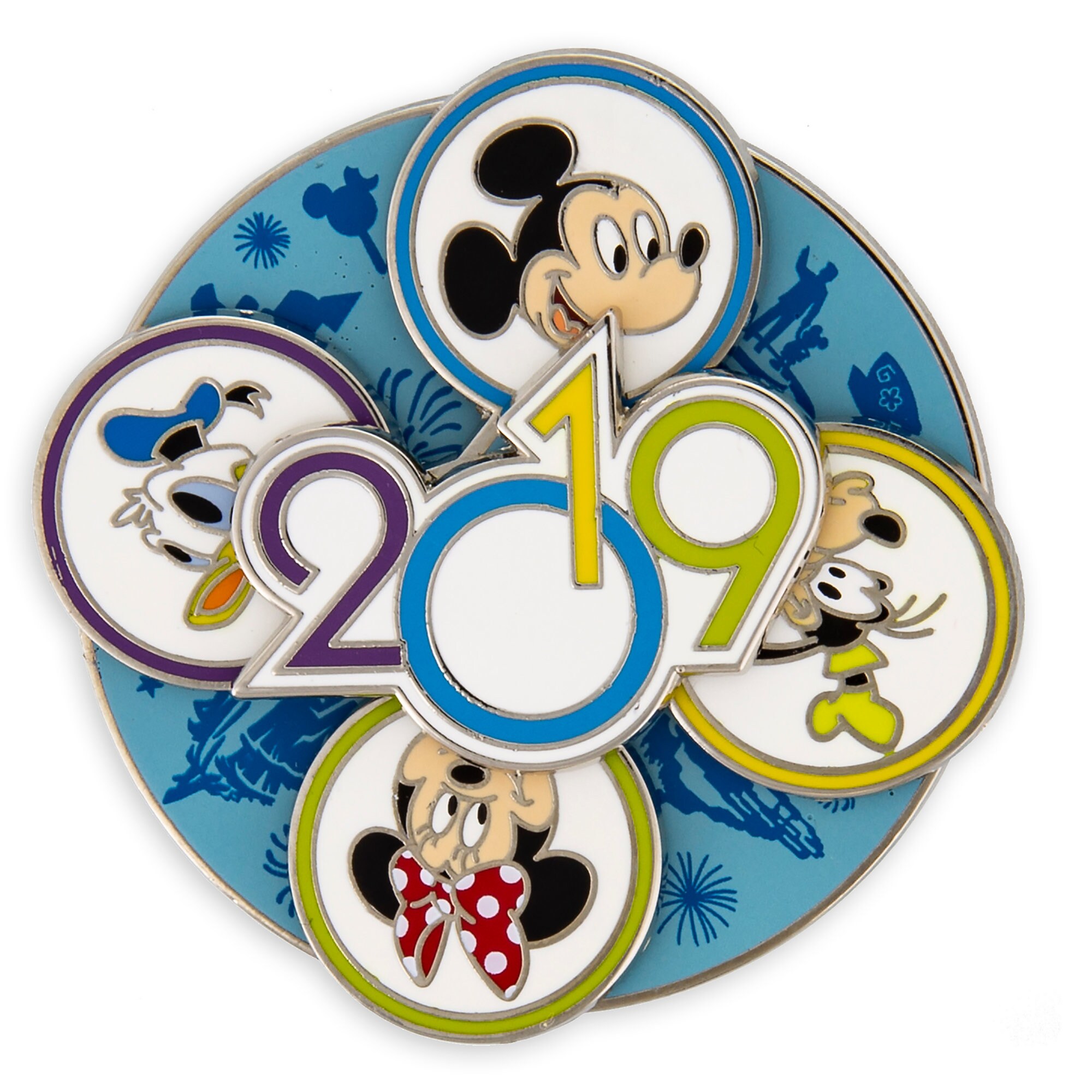 Mickey Mouse and Friends Walt Disney World Spinner Pin - 2019