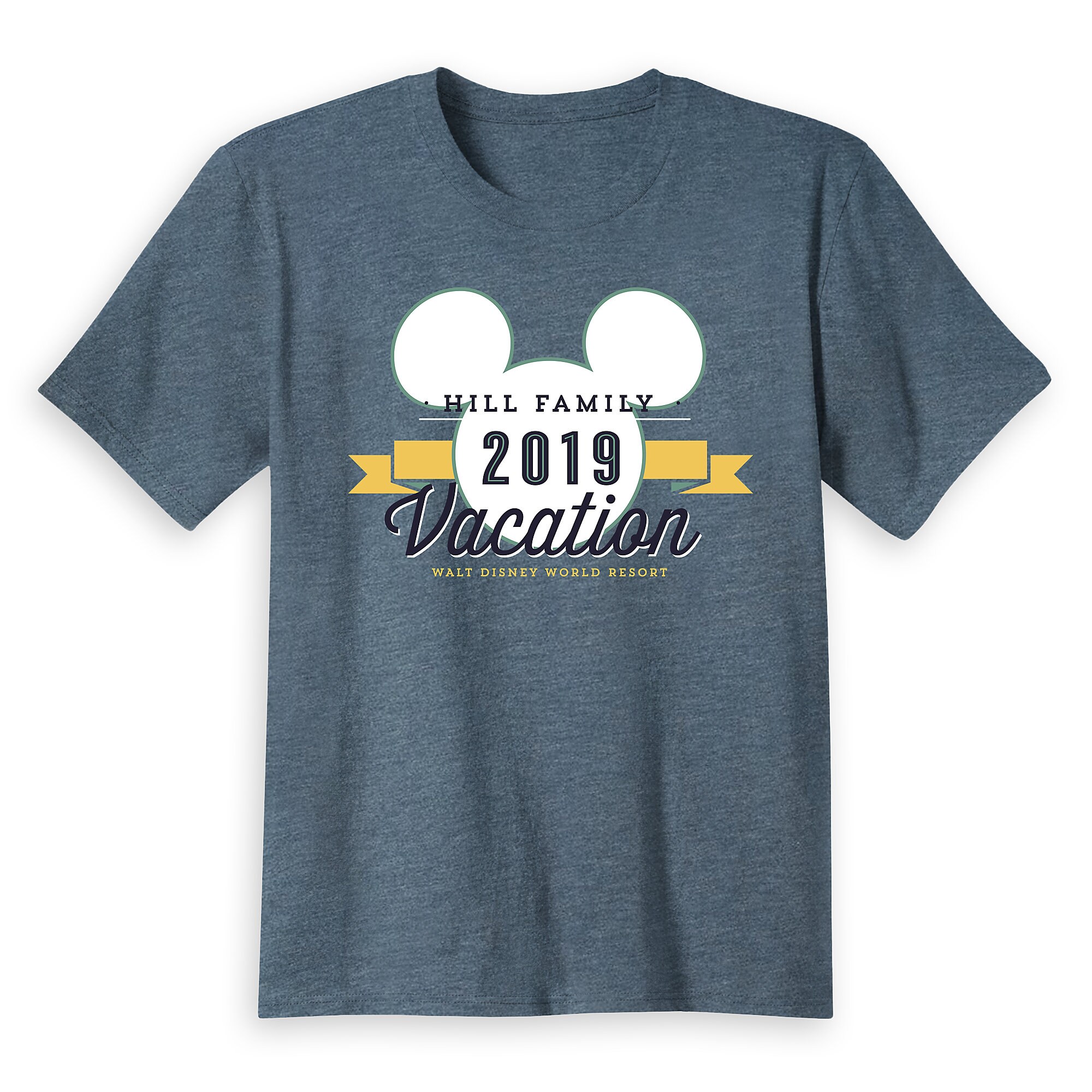 Kids' Mickey Mouse Family Vacation T-Shirt - Walt Disney World Resort - 2019 - Customized