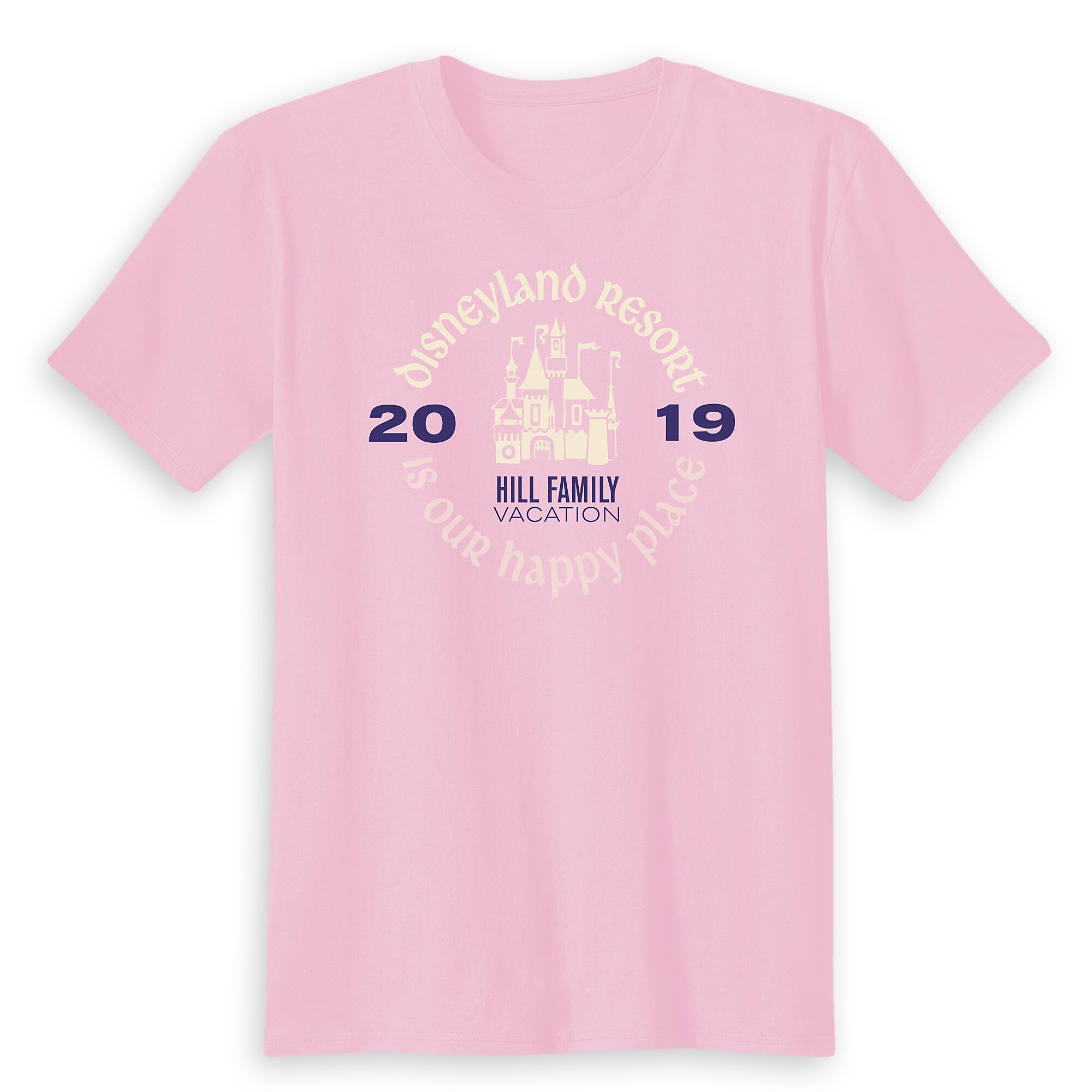 Kids' ''Disneyland Resort Is Our Happy Place'' Family Vacation T-Shirt - Disneyland Resort - 2019 - Customized