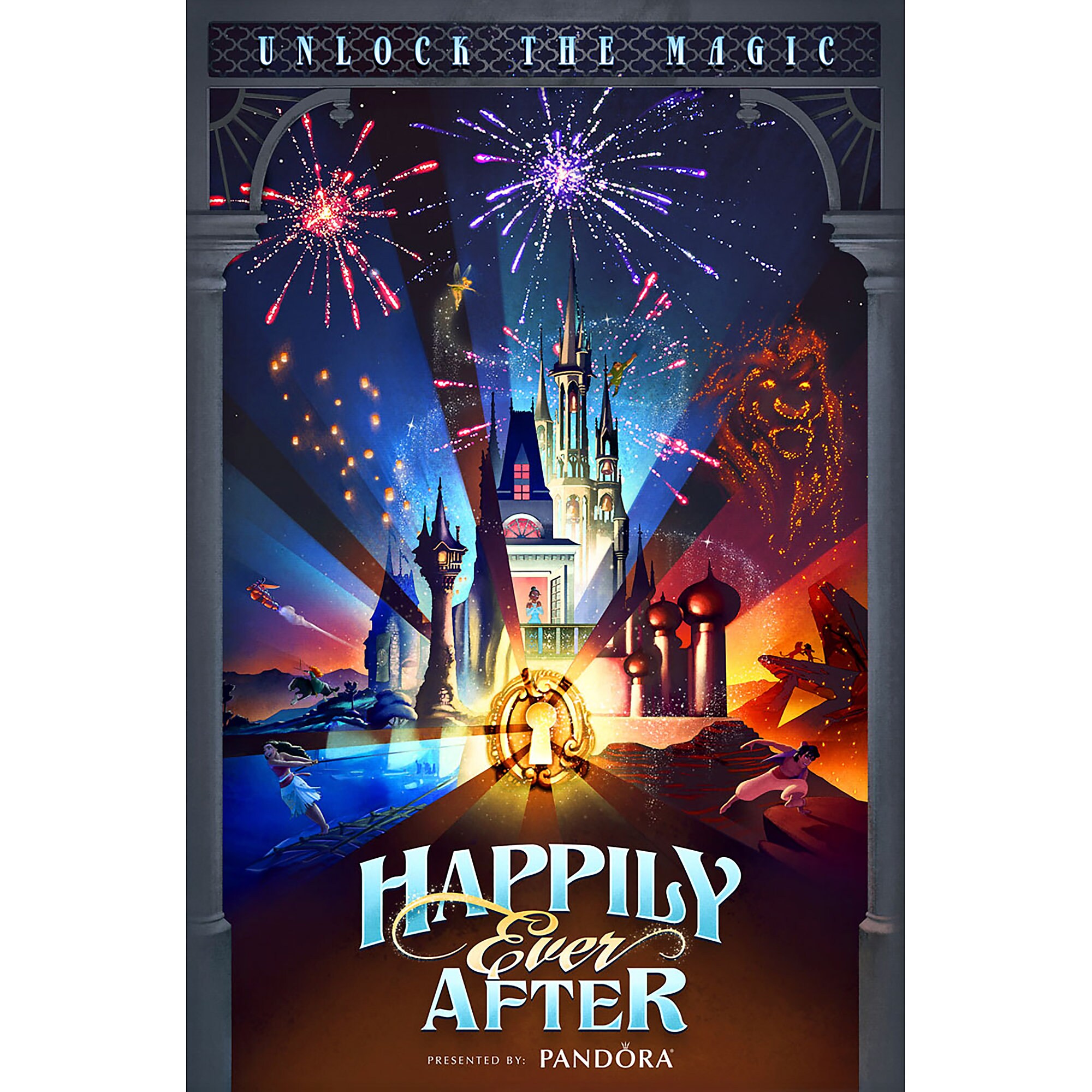 Walt Disney World Happily Ever After Giclee Available Online Dis Merchandise News