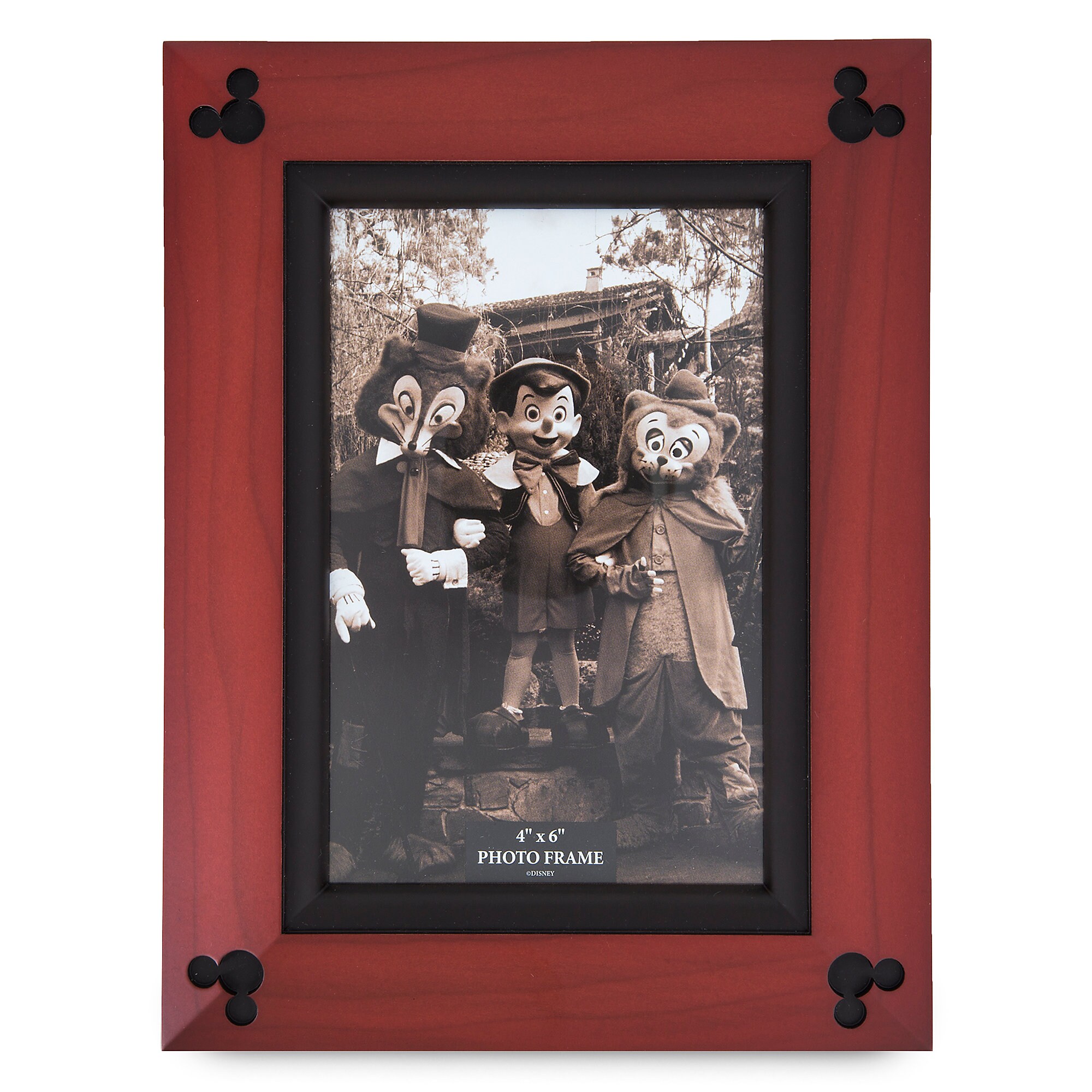 Mickey Mouse Icon Wood Photo Frame - 4'' x 6''