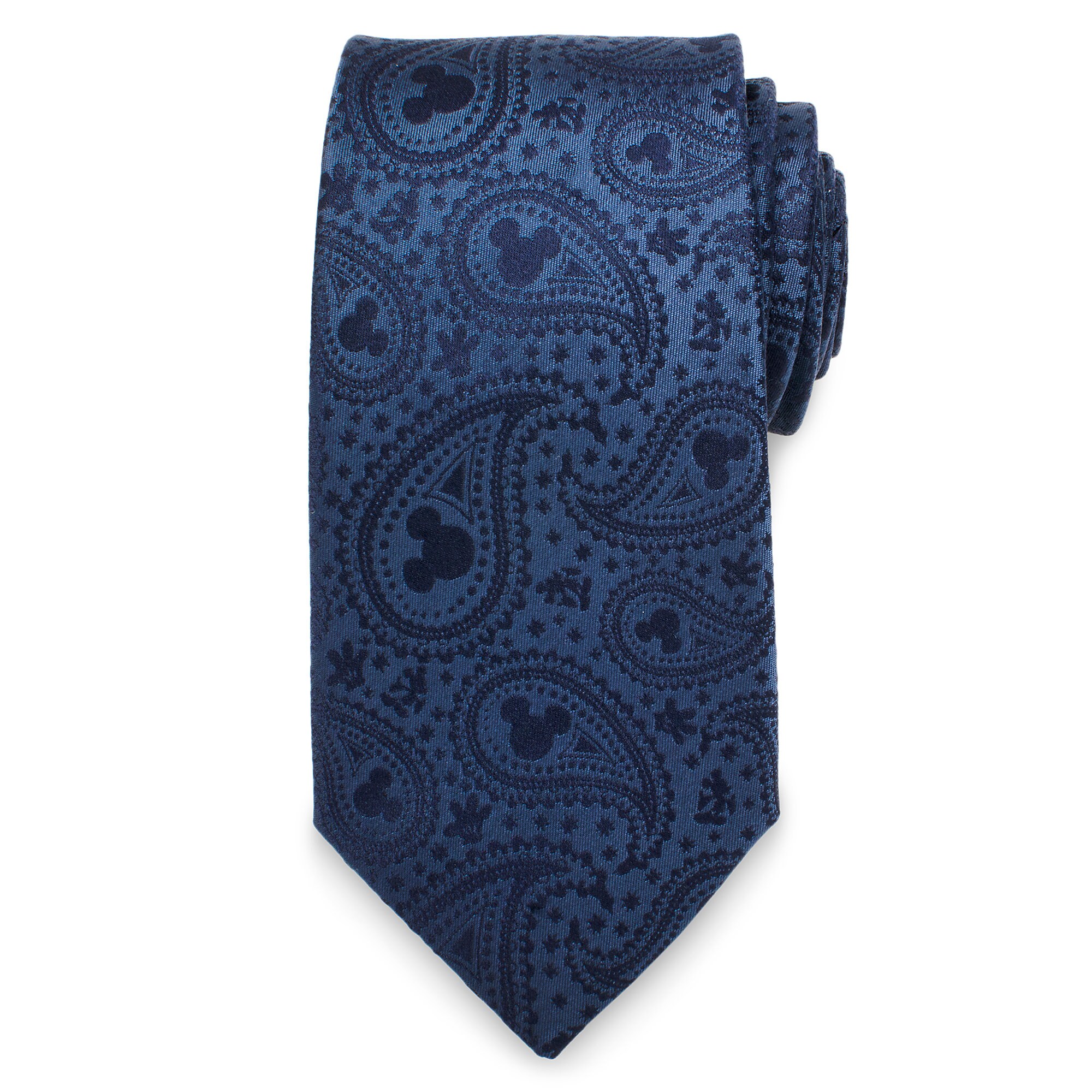 Mickey Mouse Paisley Silk Tie