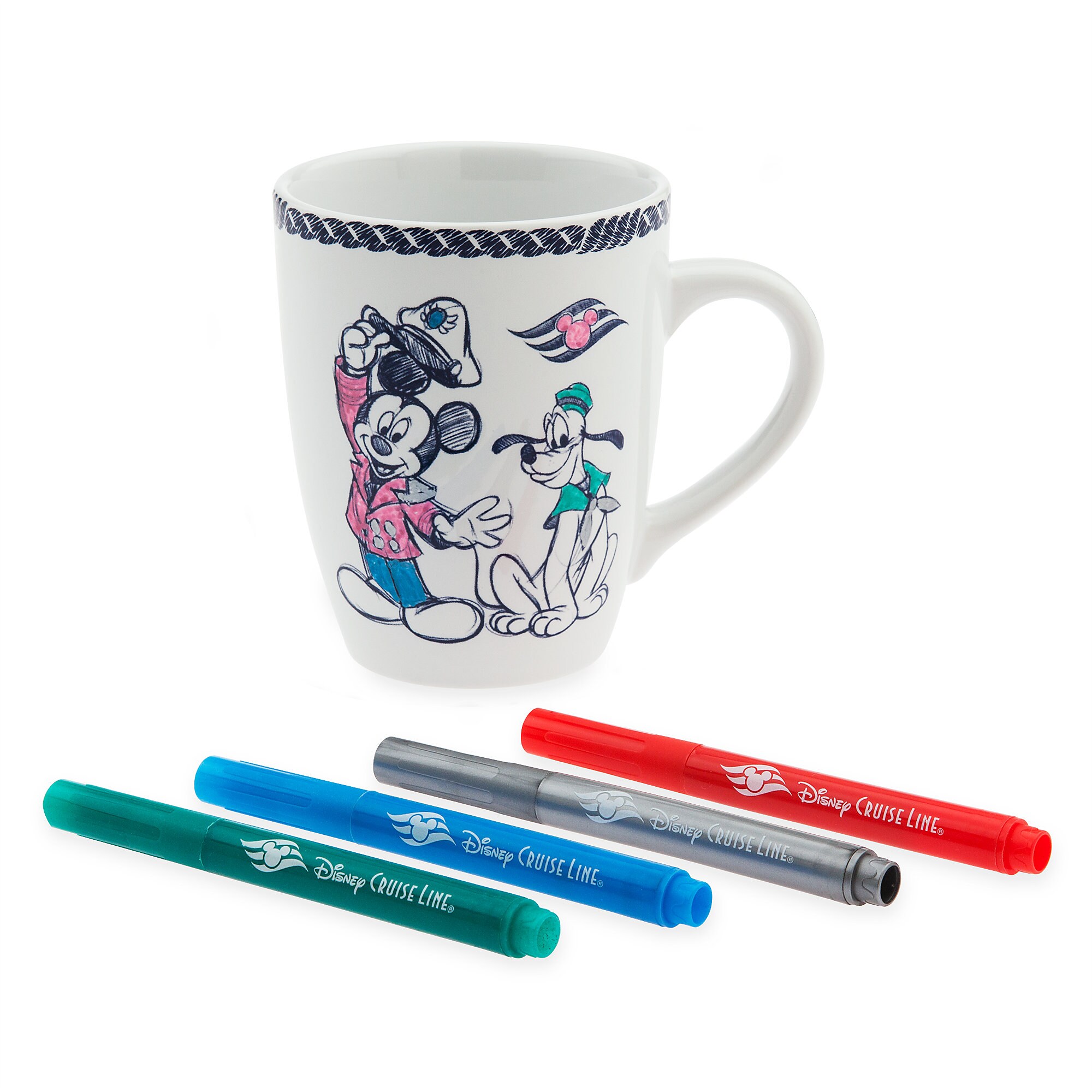 Disney Cruise Line Mug and Marker Set