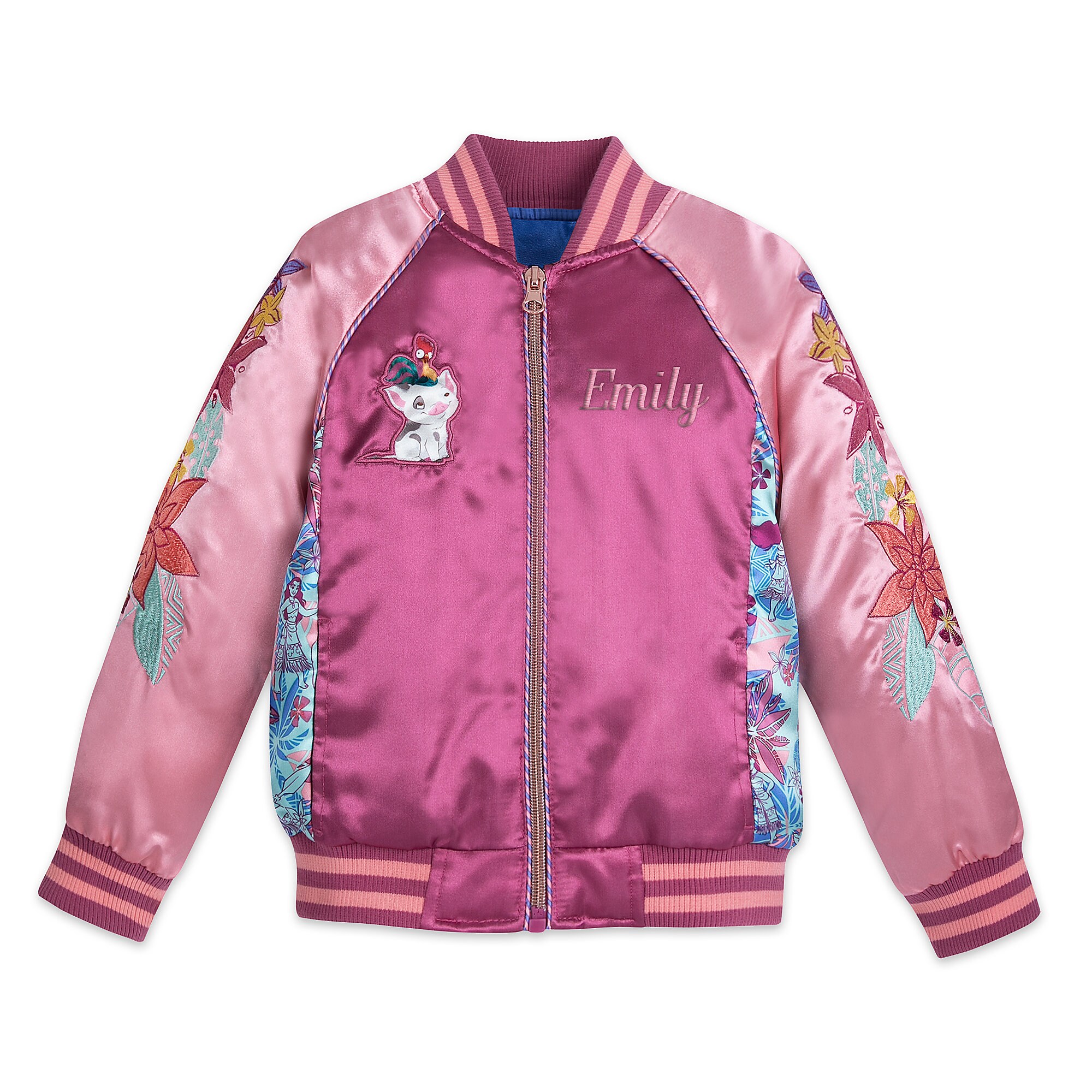 Moana Varsity Jacket for Girls - Personalized
