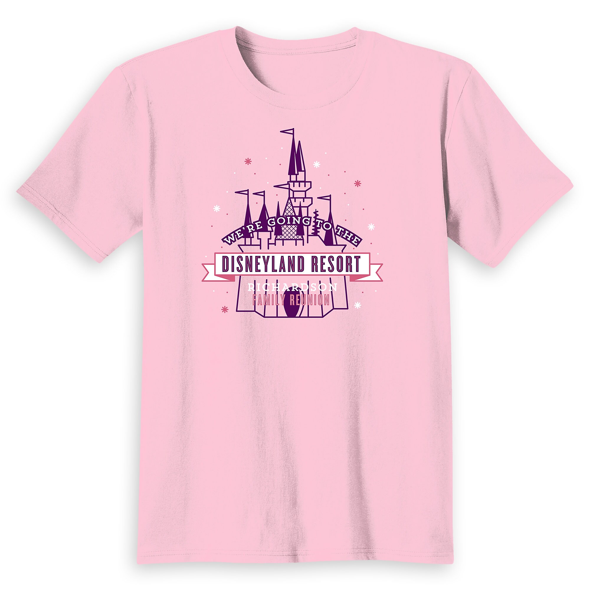 Kids' Sleeping Beauty Castle Family Reunion T-Shirt - Disneyland Resort - Customized