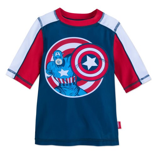 Captain America Rash Guard for Kids | shopDisney