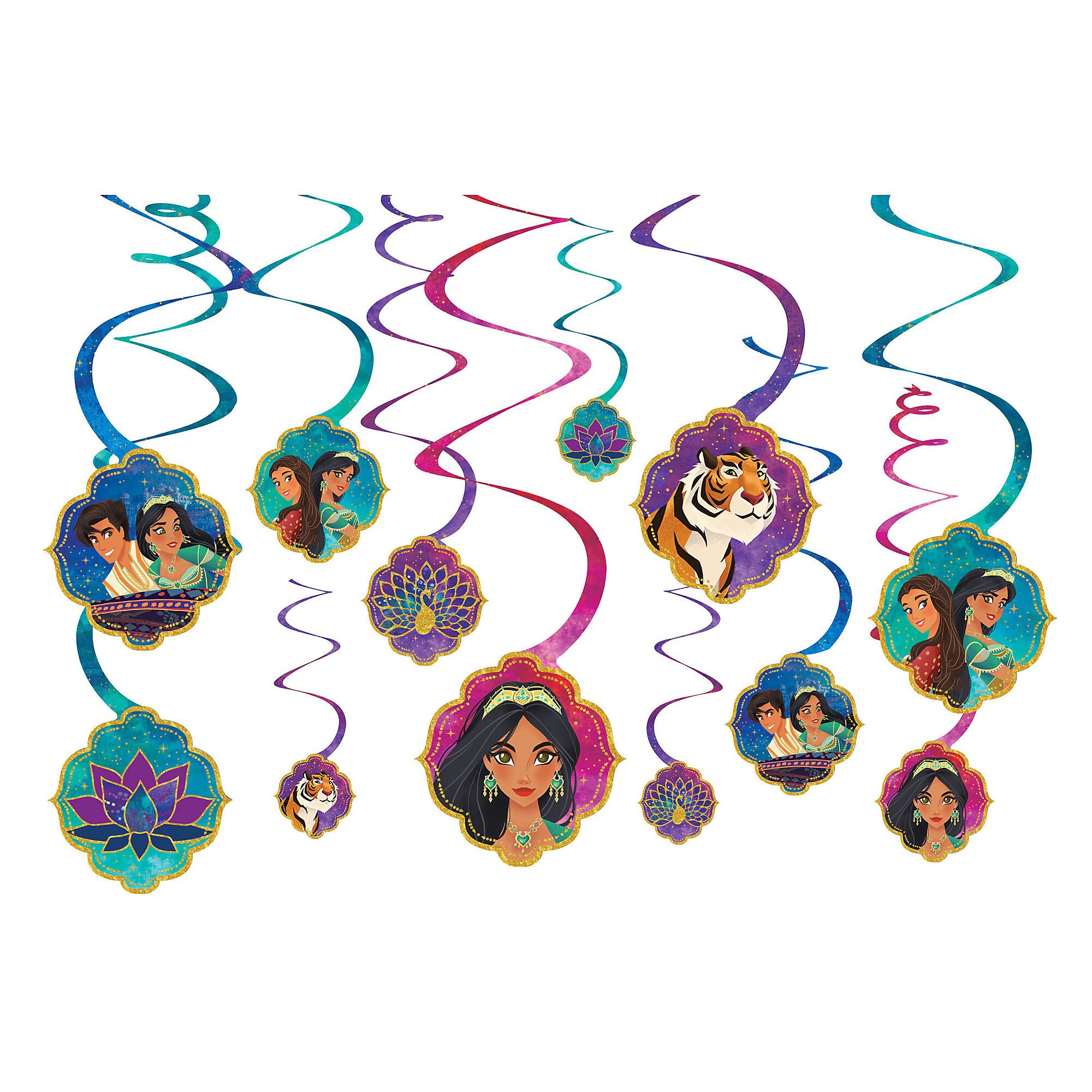Aladdin Spiral Party Decorations - Live Action Film
